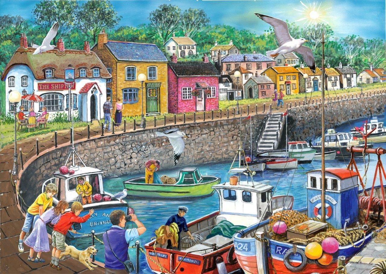 The House of Puzzles Seagull View 250 Piece Jigsaw Puzzle - Extra Large Pieces - Image 4