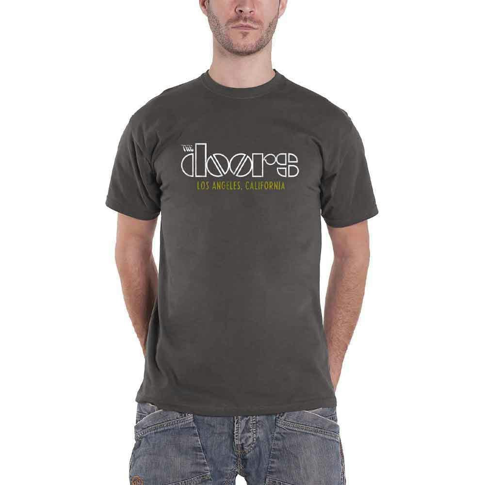 Paradiso Clothing Unisex Grey Paradiso The Doors La California T Shirt - Xl