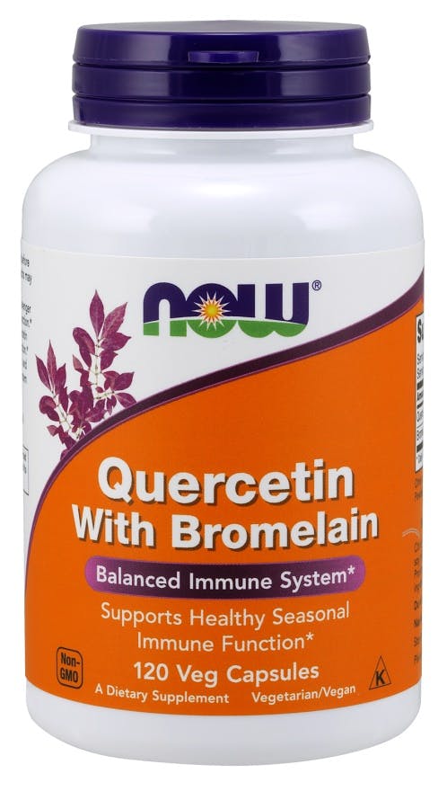 Now Foods Quercetin With Bromelains, 120 Vcaps - Image 7