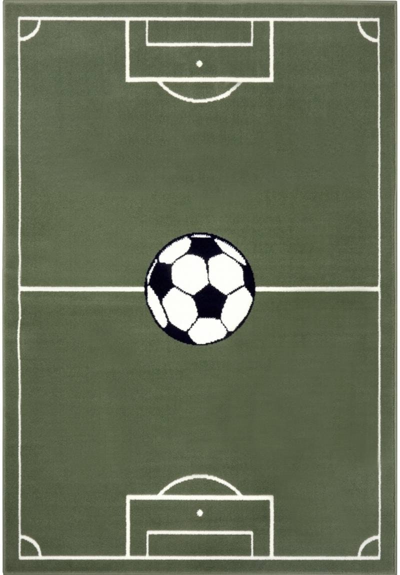 The Rugs Green Short Pile Children’s Rug Estadio - 160X220 Cm