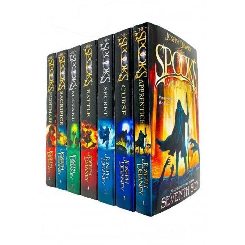 Red Fox Boys Dark The Spooks Books - 7 Wardstone Chronicles Collection Set By Joseph Delaney - Apprentice Curse Se.. Size 1