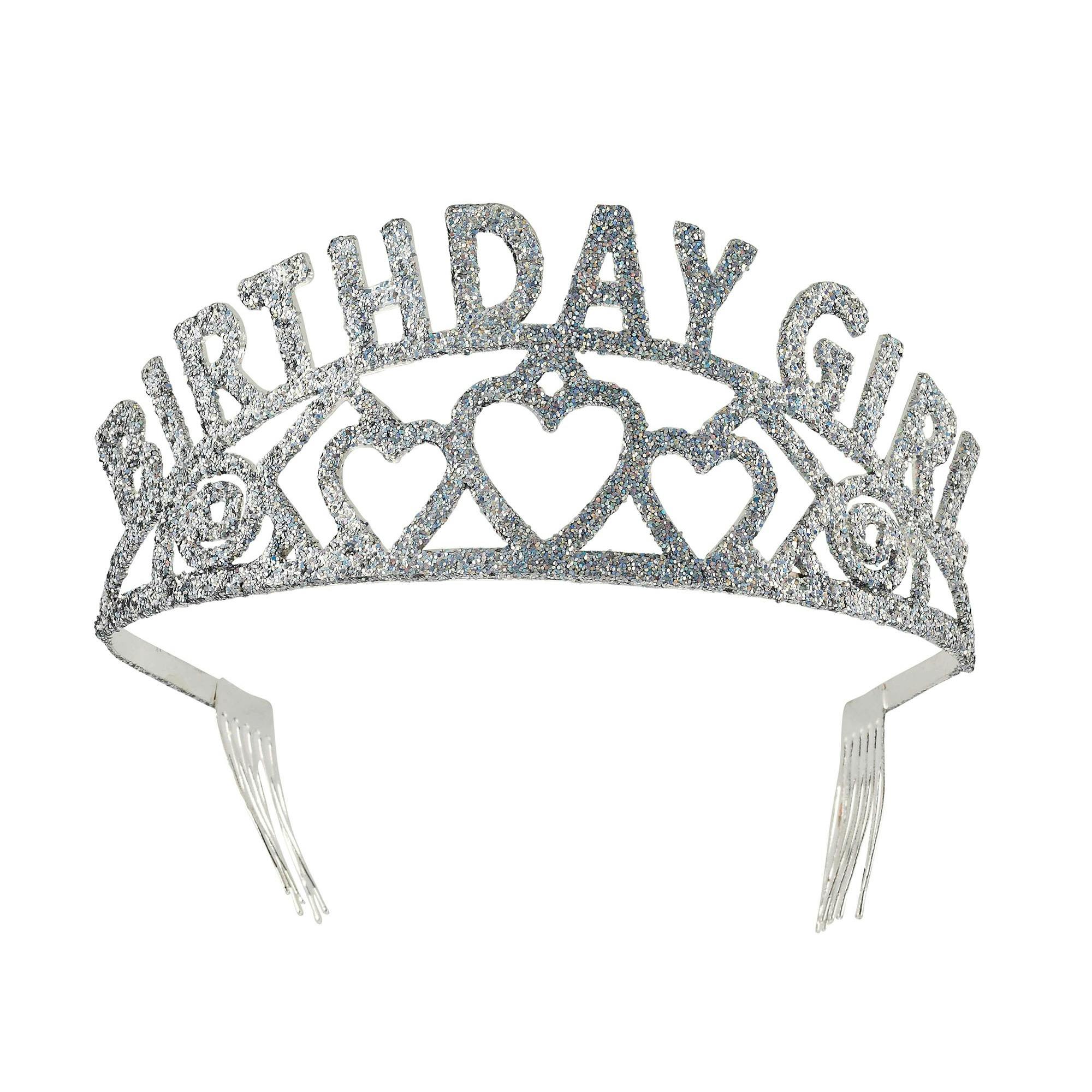 Bristol Novelty Women's Silver Birthday Girl Tiara - One Size