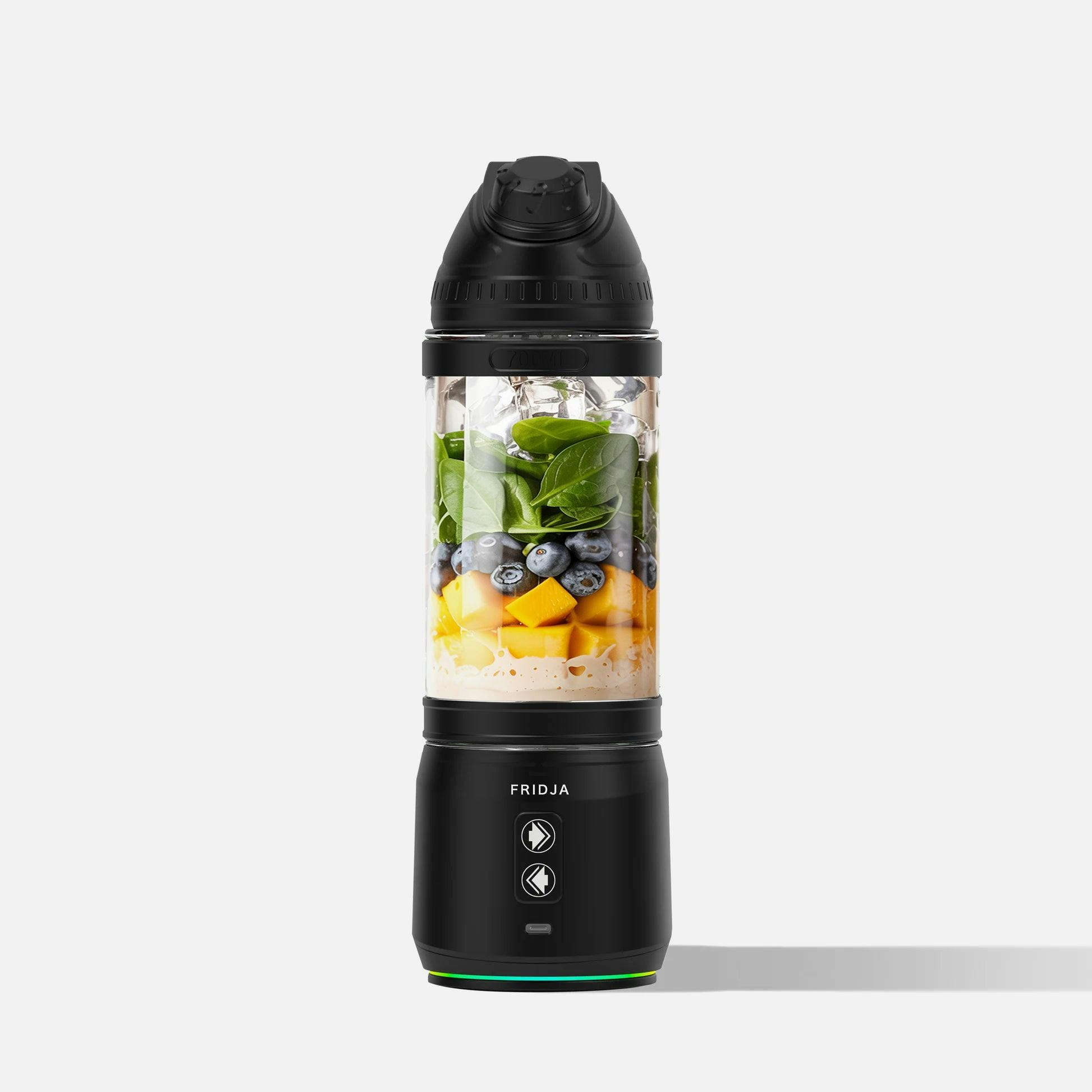 Fridja F500 Portable Blender - Powerful Personal Blender For Smoothies, Protein Shakes, Baby Food And More, 700Ml Bottle