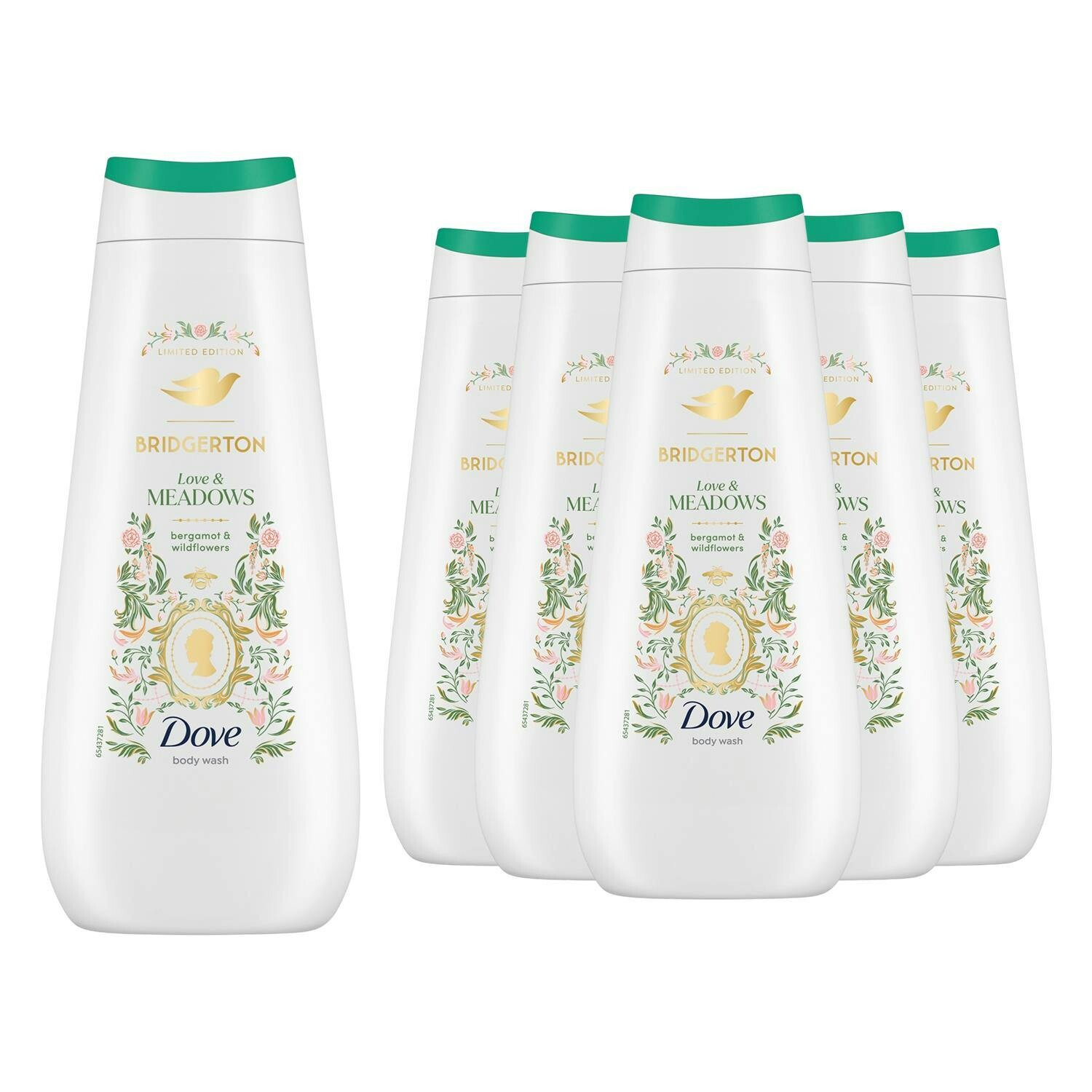 Dove Limited Edition Bridgerton Shower Gel Love Meadows 400ml, 6 Pack | Size: 400ml - Image 2