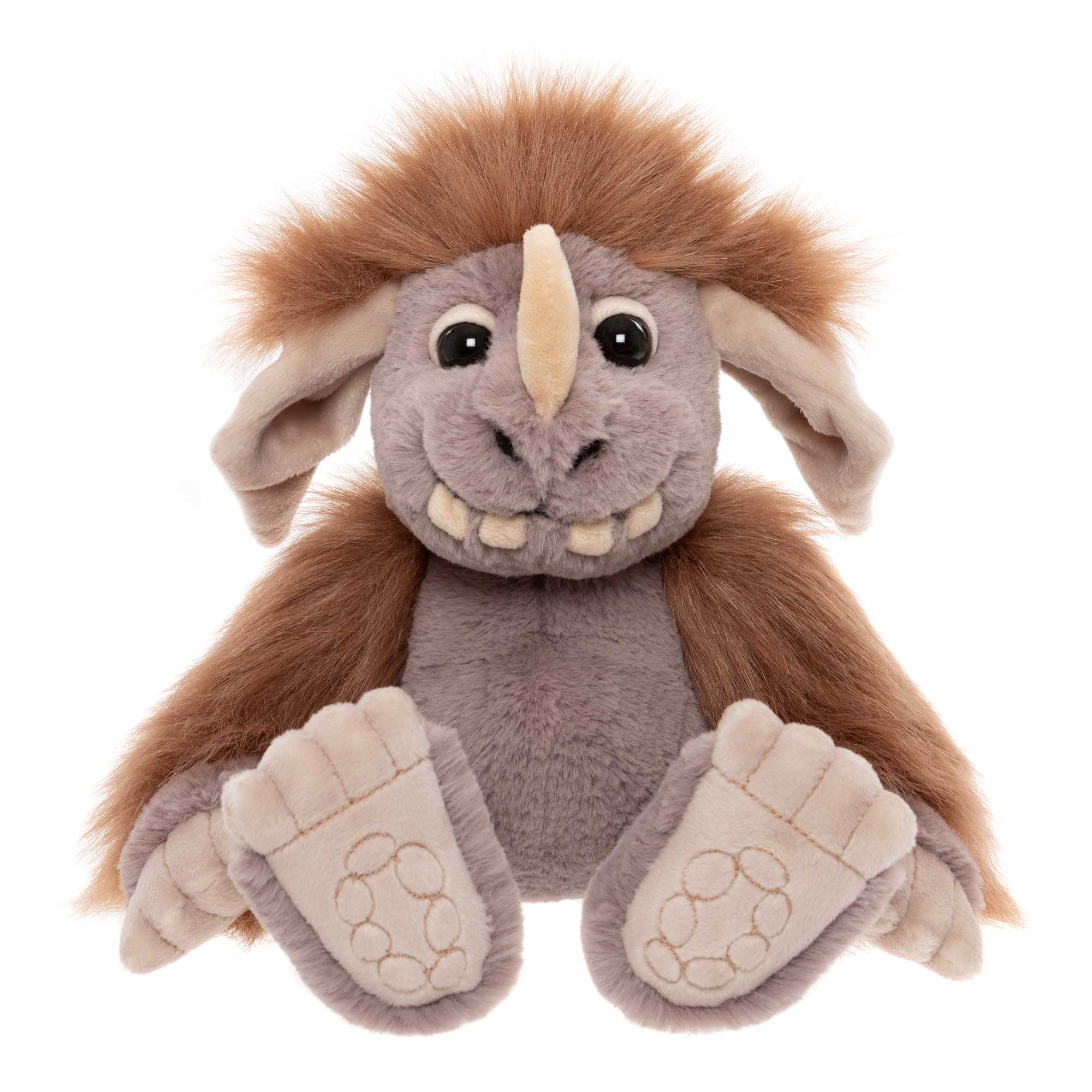 Charlie Bears Light/Brown Pebble - Plush Ogre