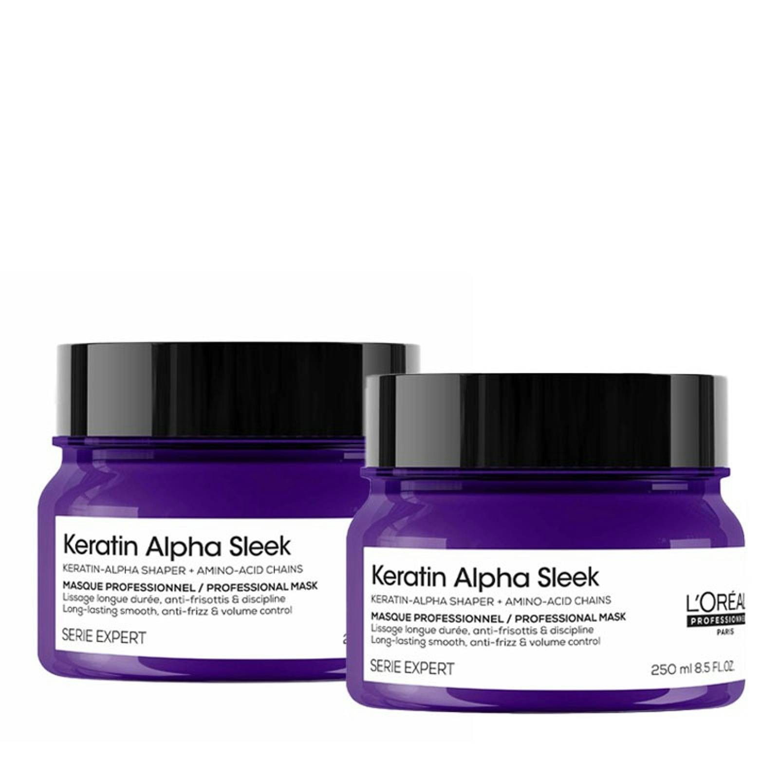 L'oréal Professionnel Keratin Alpha Sleek Mask Conditioner Treatment - 250 Ml