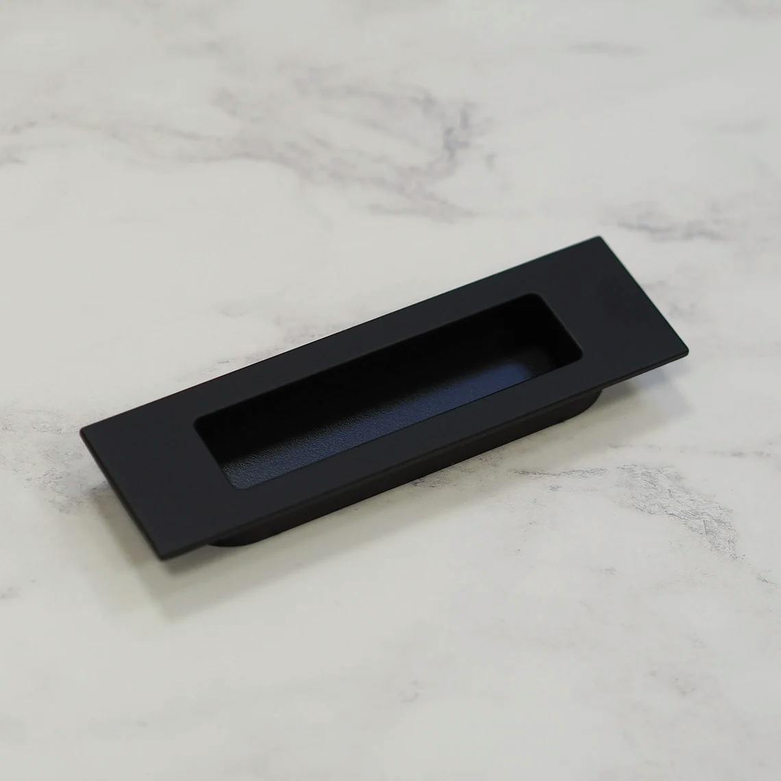 Handle & Home Black 96Mm Matt Inset Handle
