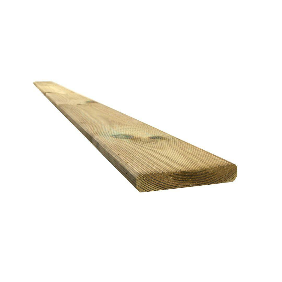 Rackhams Treated Reject Decking Board (T) 21Mm (W) 119Mm (L) 2.4M - 1 Pack