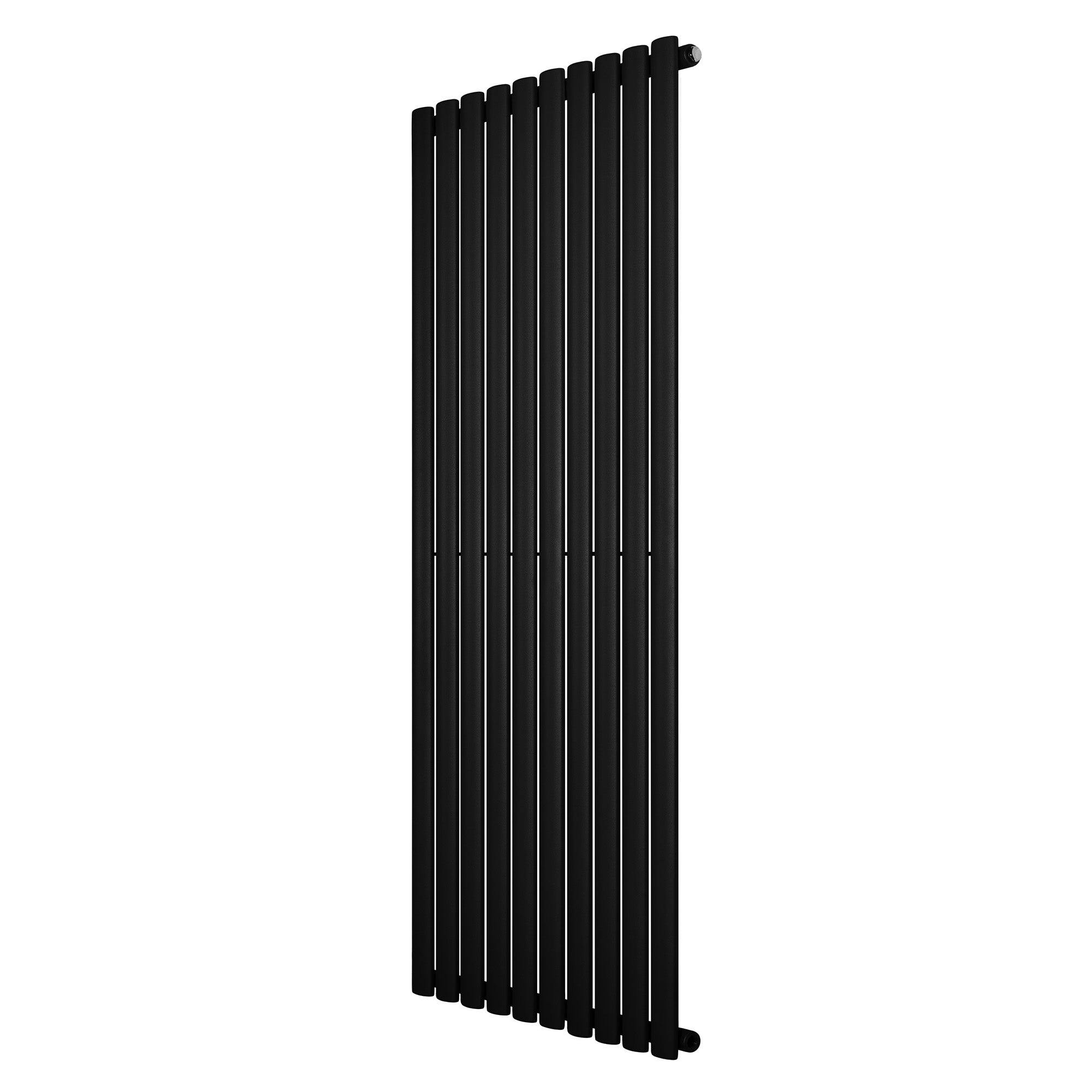 Monstershop Black Oval Single Column Radiator - 1600 X 600Mm