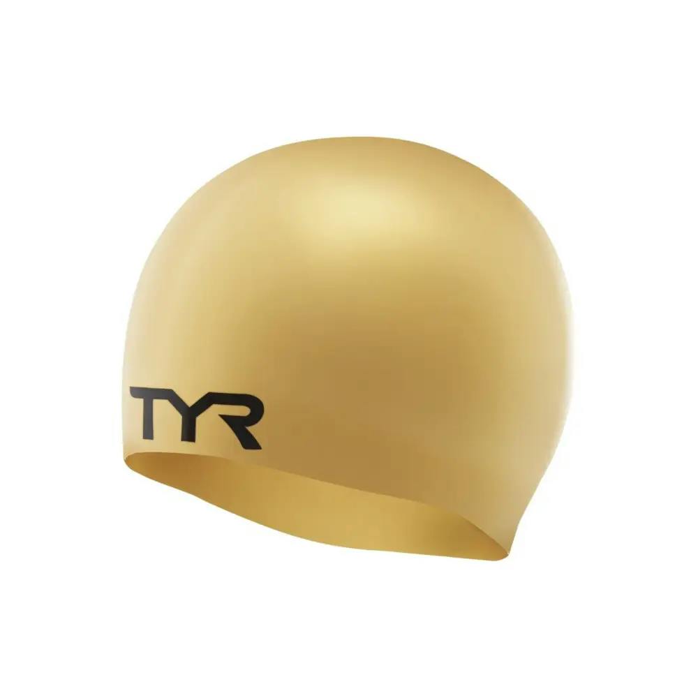 Tyr Gold Wrinkle Free Silicone Swim Cap