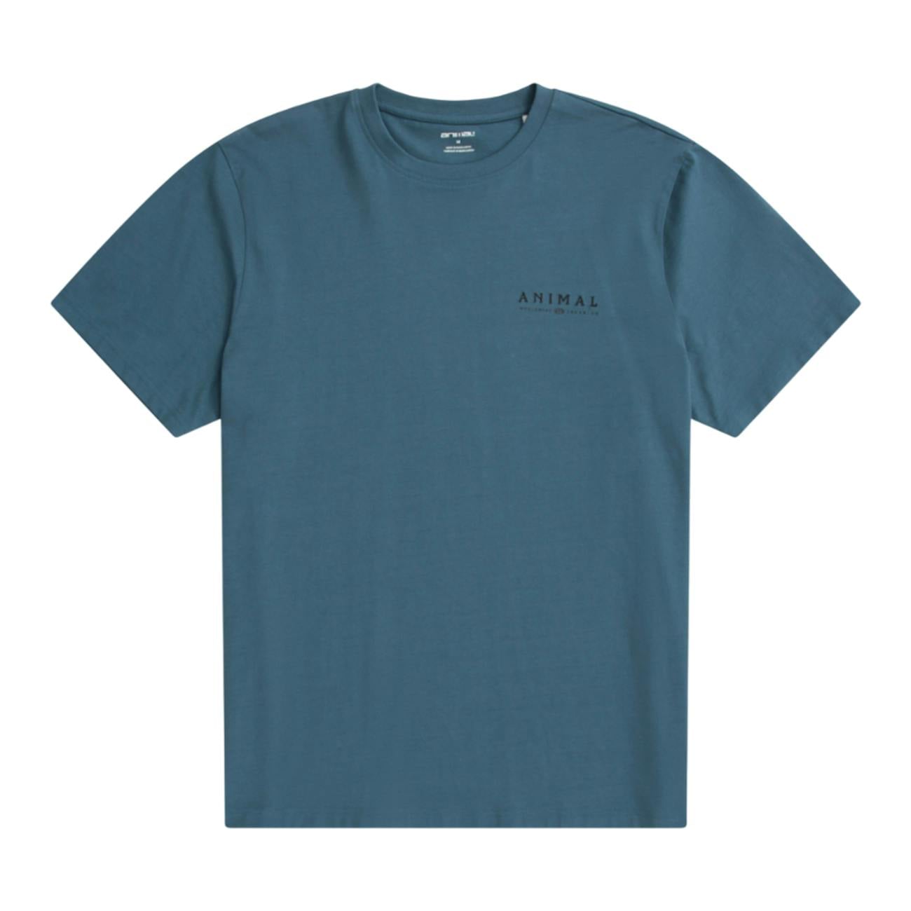 Animal Men's Chase Relaxed Fit T-Shirt - Navy - Xs - Navy - 100% Mixed