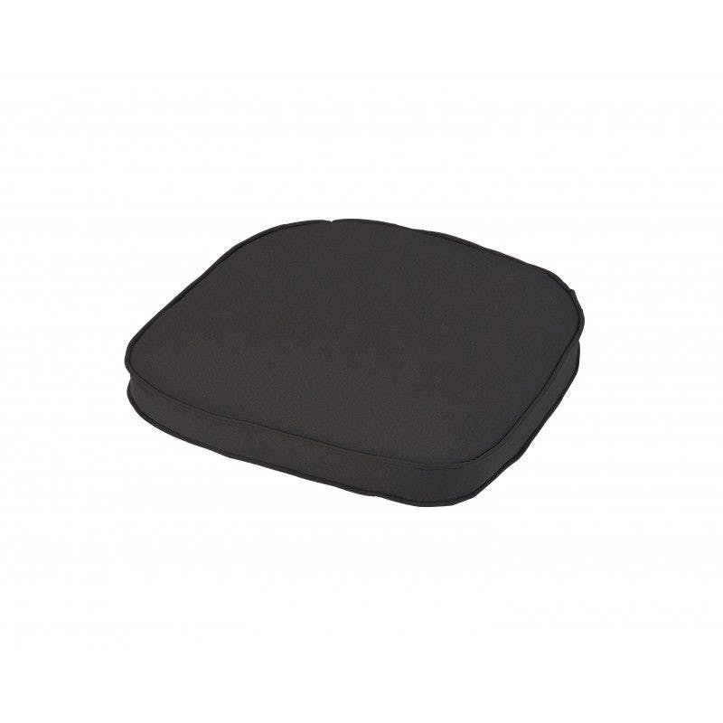 Rackhams D Shape Garden Seat Cushion (Colour Options Available) - Charcoal