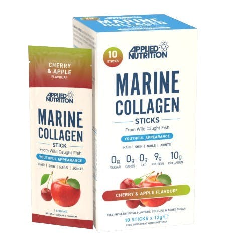 Applied Nutrition Marine Collagen Sticks, Cherry & Apple - 10 X 12G - Image 7