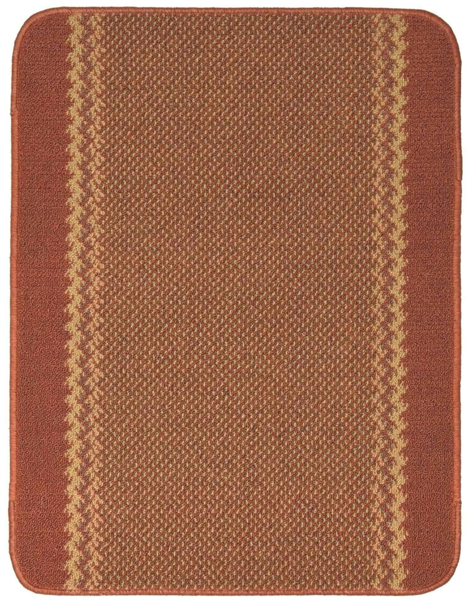 The Rugs Washable Designer Bordered Terra Rug | 116T - 50X80 Cm