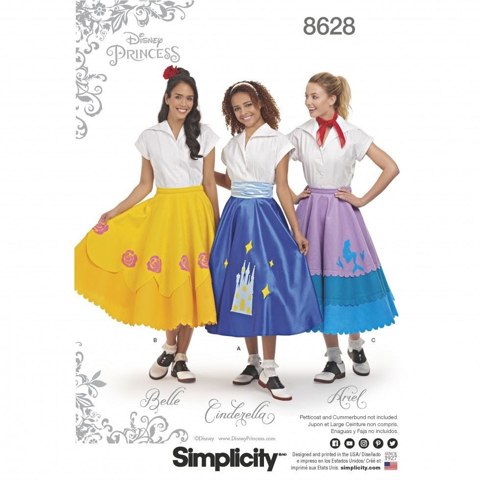 Simplicity Women's Sewing Pattern 8628, Costumes For R5 (14-16-18-20-22) - Intermediate - R5 (14-16-18-20-22)
