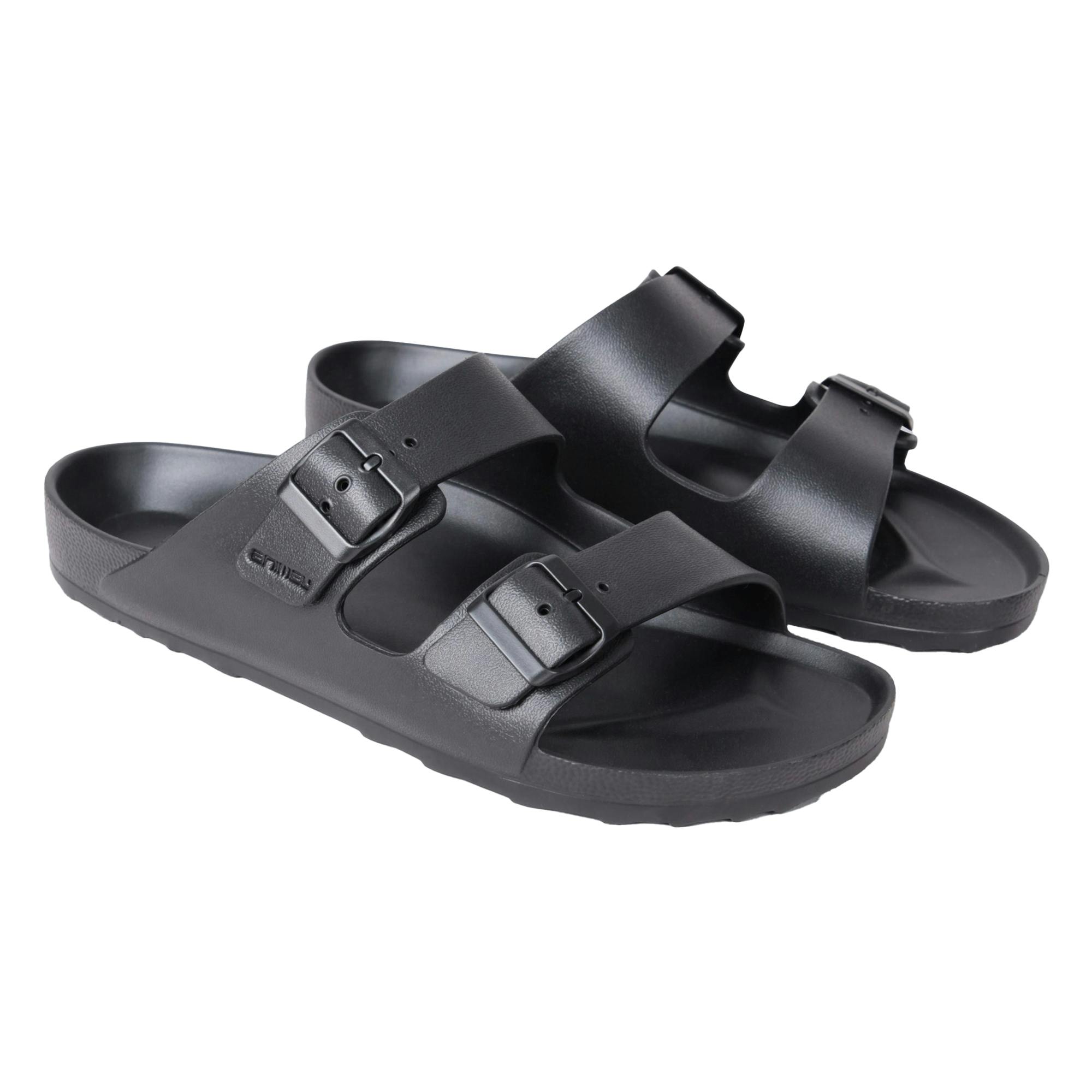 Animal Men's Black Shore Sliders - 7 Uk - 100% Mixed