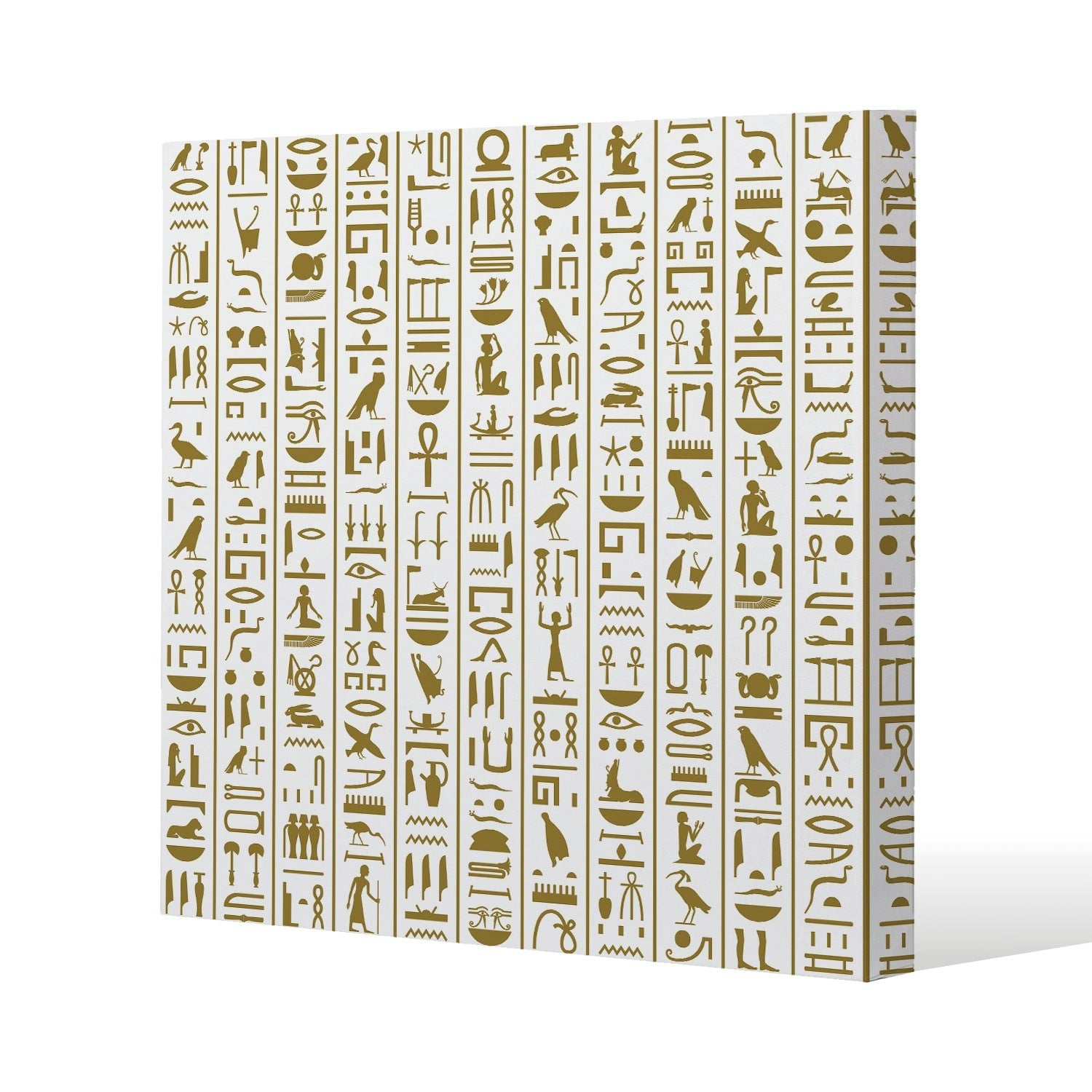 Benjamin Tate Design Acient Egyptian Heiroglyphs (Canvas Print) - 77 X 77 X 4Cm