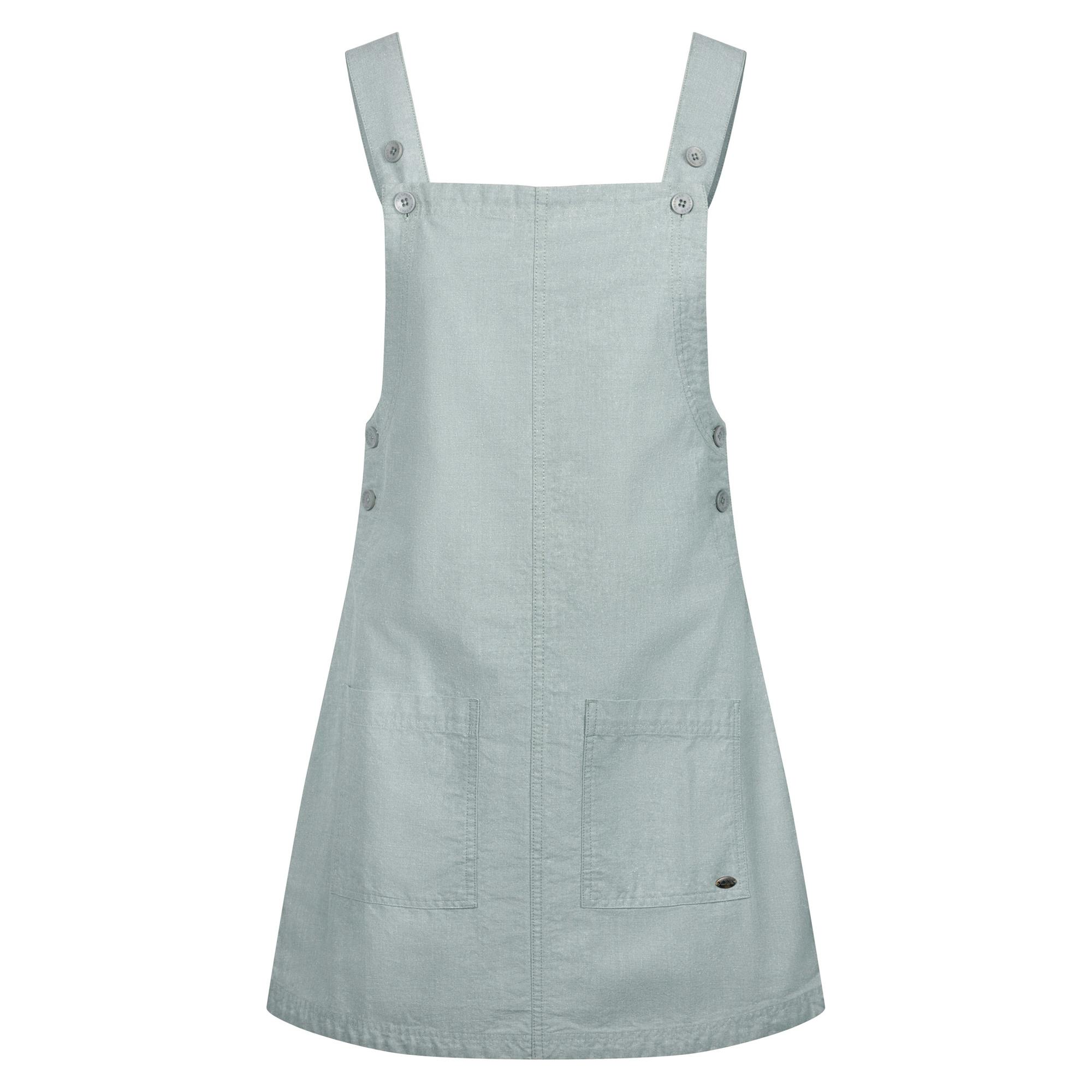 Trespass Women's Green Twirl Casual Dress - Willow - S - Willow - 100% Cotton