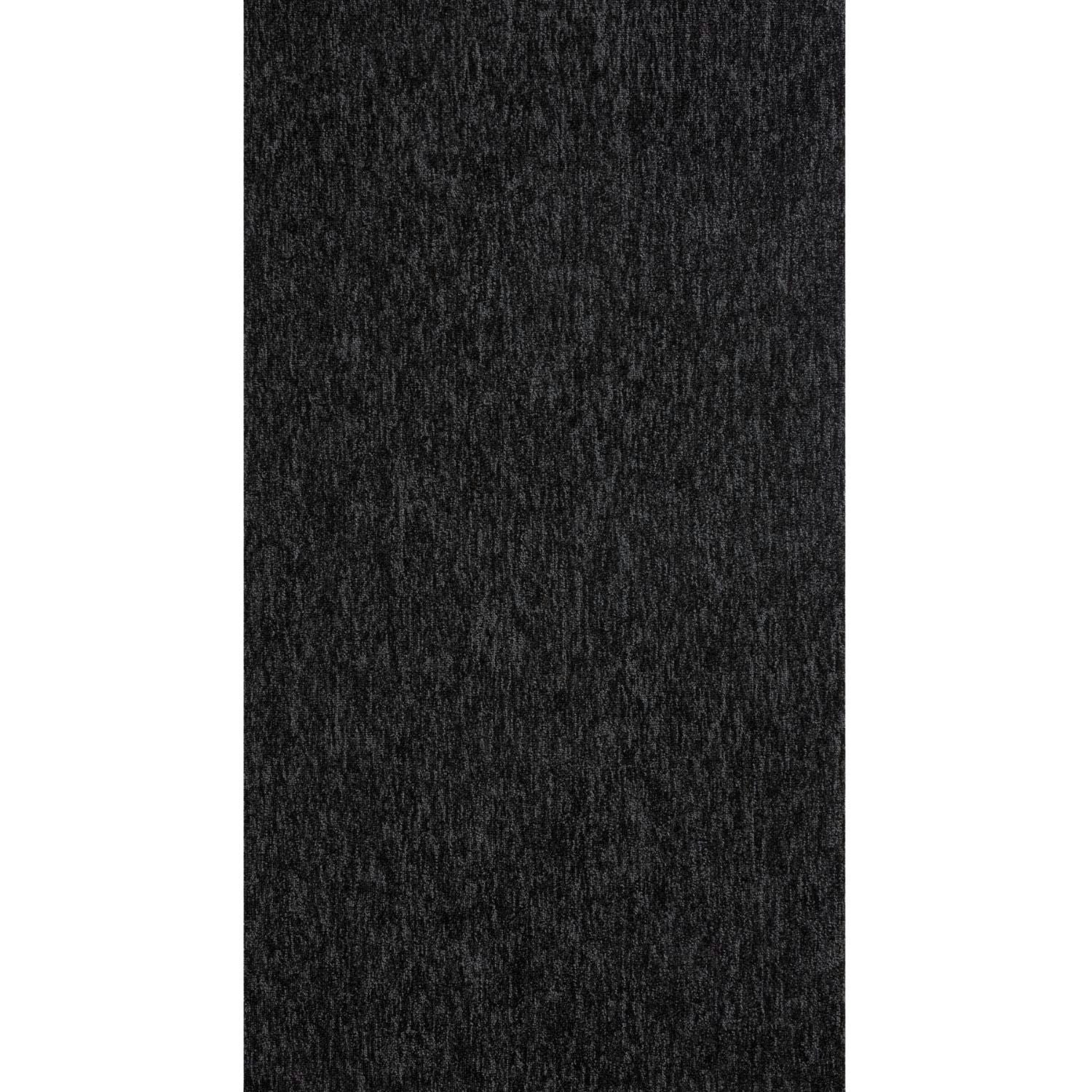 Rackhams Dark/Grey Flex Low Pile Solid Rug - 80X150 Cm