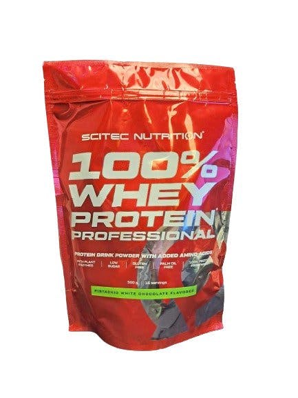 Scitec White 100% Whey Protein Professional, Pistachio Chocolate - 500G