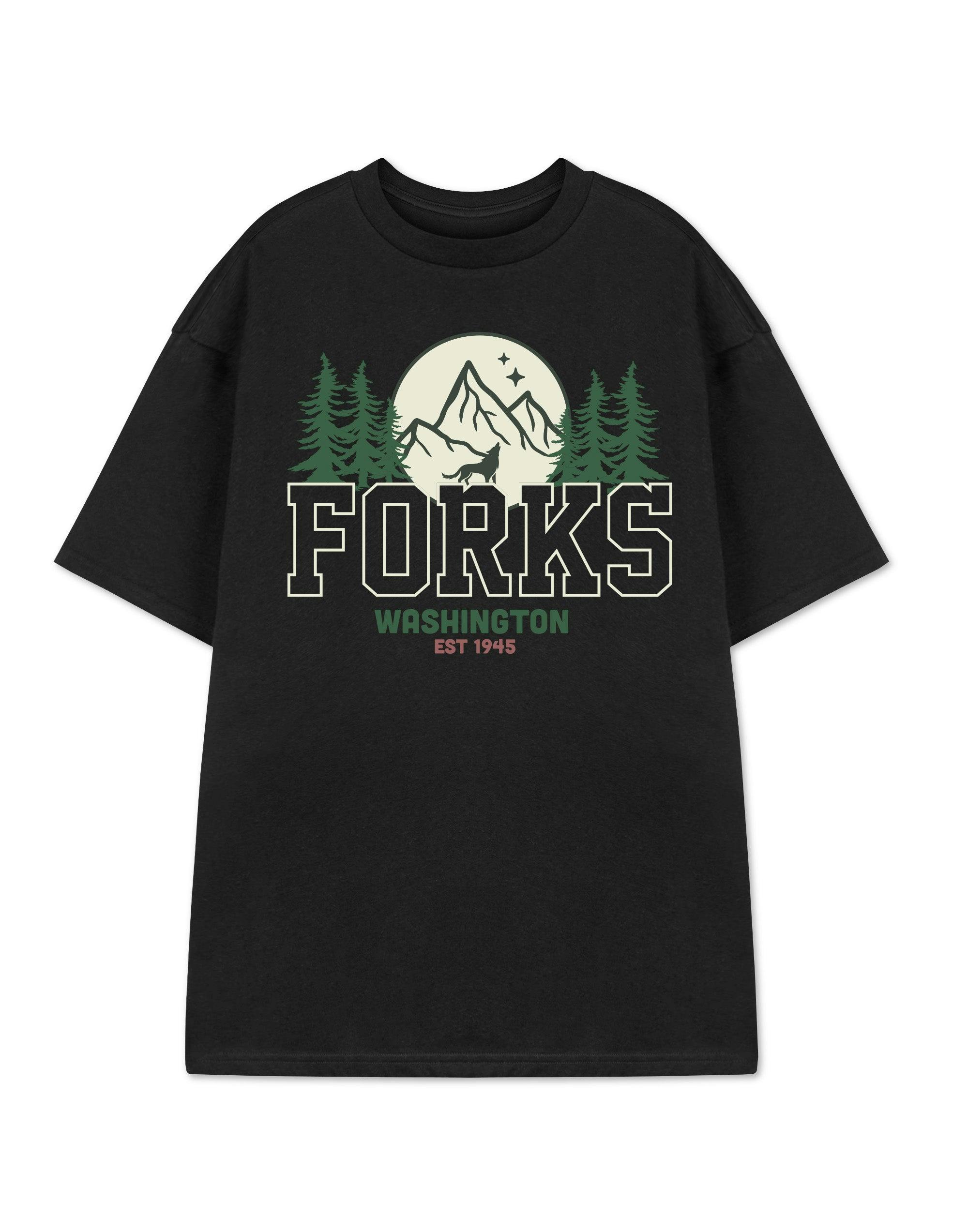 Vanilla Underground Unisex Black Show Me The Merch Forks Short Sleeved T-Shirt - Large