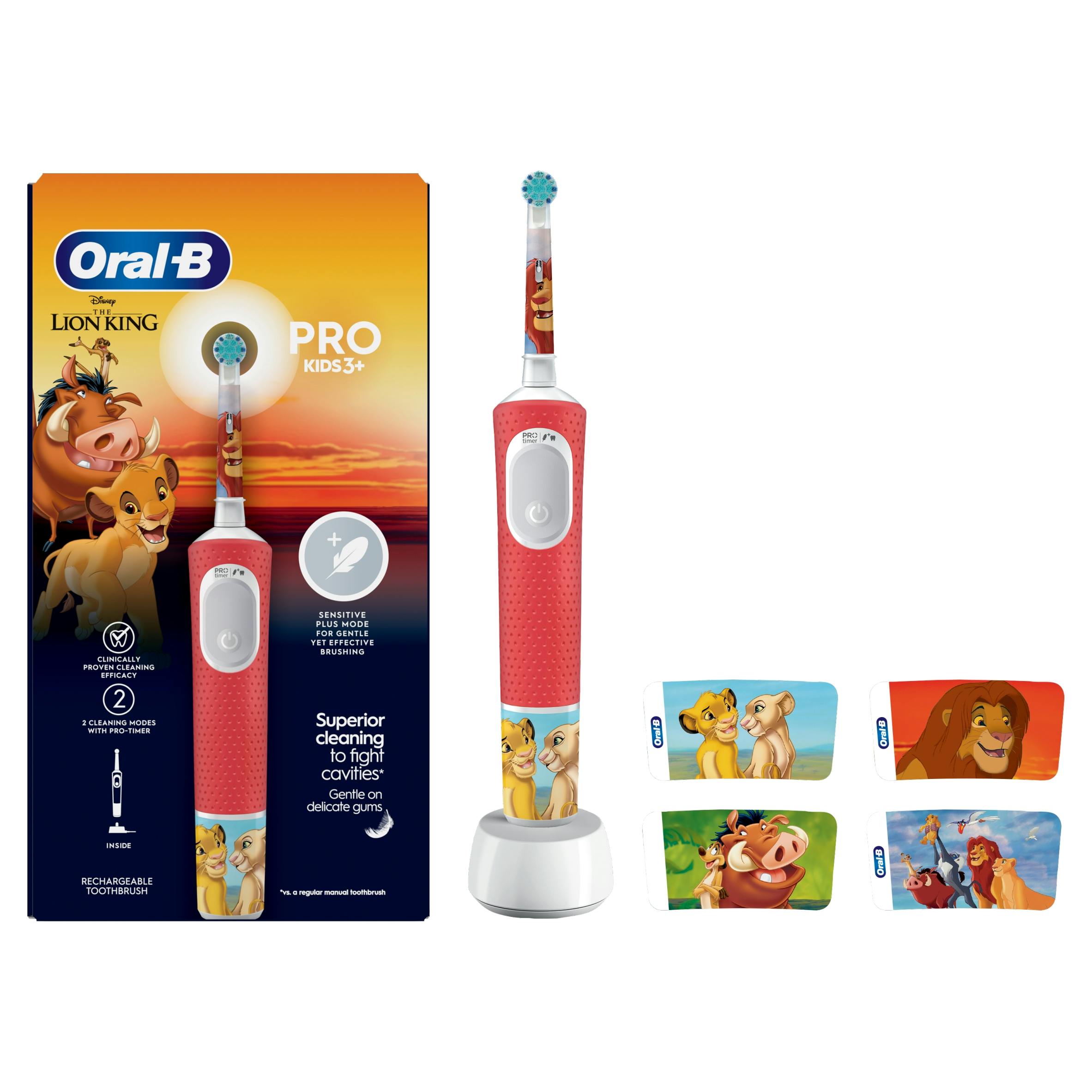 Oral-B Pro Kids Lion King Rechargeable Electric Toothbrush - 2 Brushing Modes - Extra Soft Bristles - Image 22