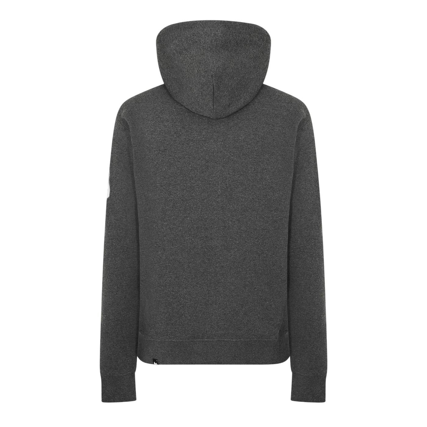 Money Men's Satin Long-Sleeved Hoodie - Charcoal - M - Charcoal - 100% Polycotton