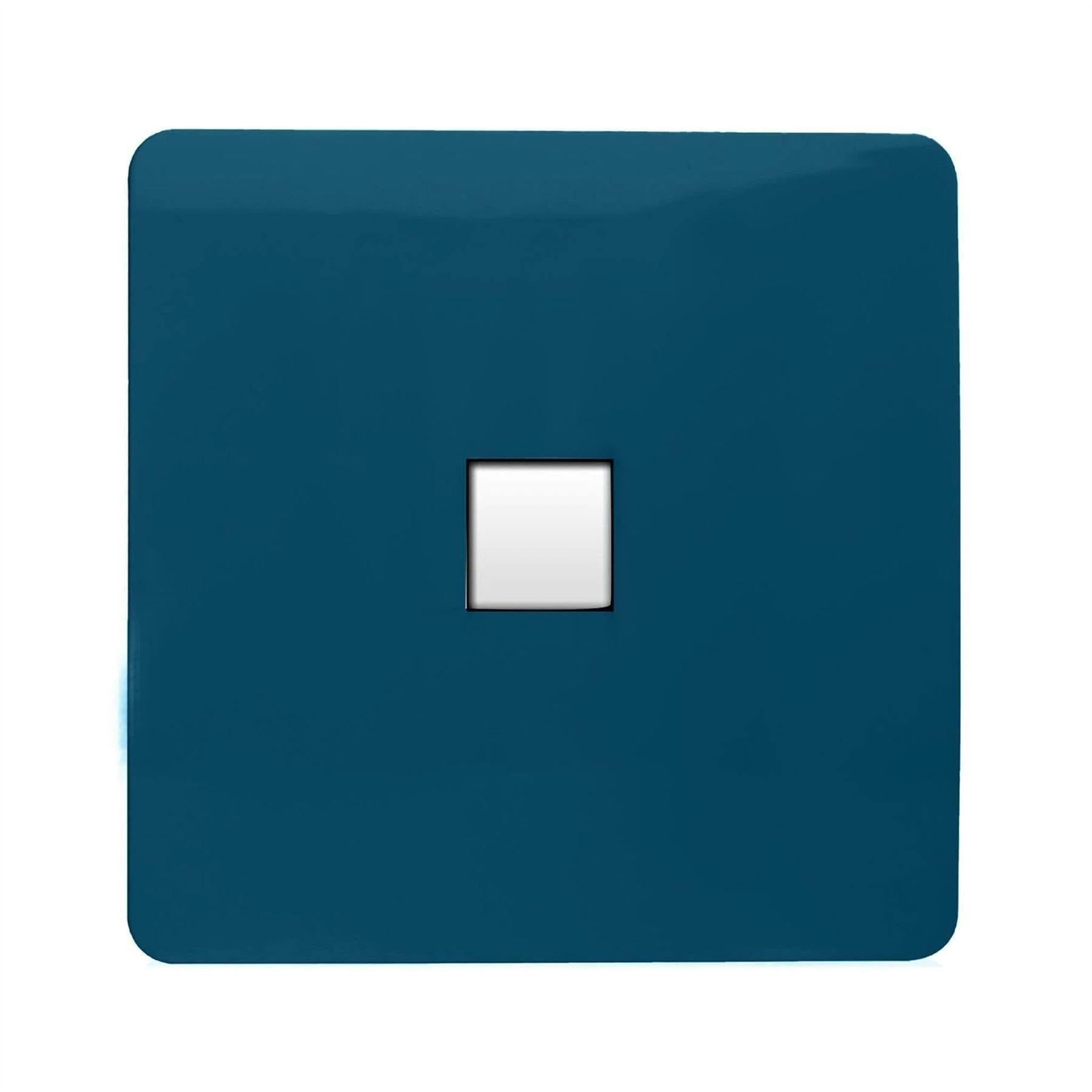 Trendi Switch 1 Gang Rj45 Cat 5E Pc Ethernet Socket - Midnight Blue - Image 3