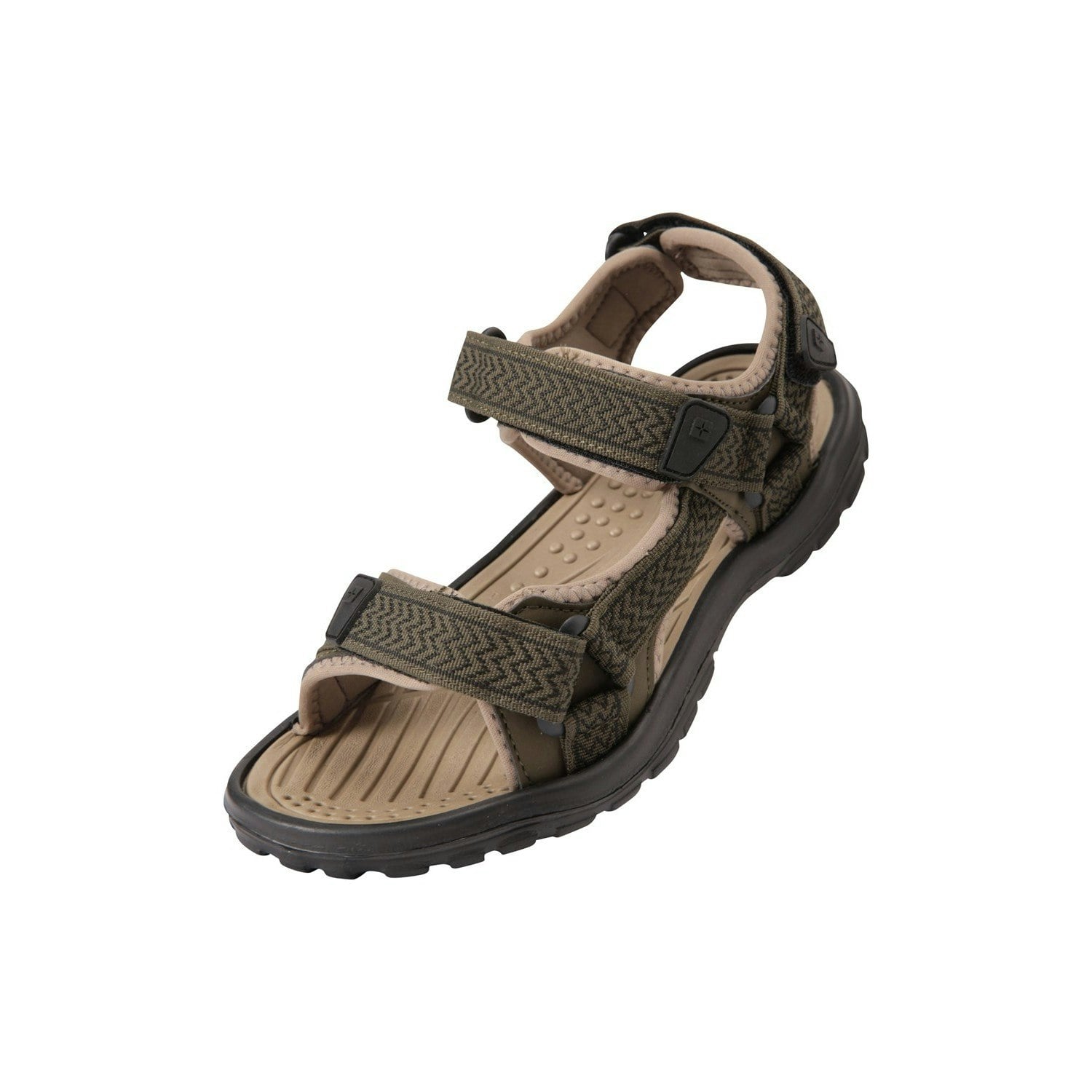 Mountain Warehouse Men's Crete Sandals - Khaki - Khaki Size 7 Uk