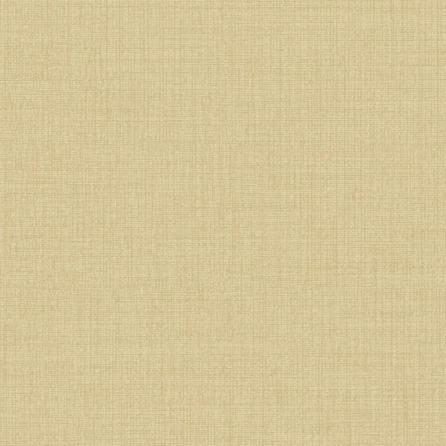Rackhams Linen Nursery Textured Plain Wallpaper, Ochre