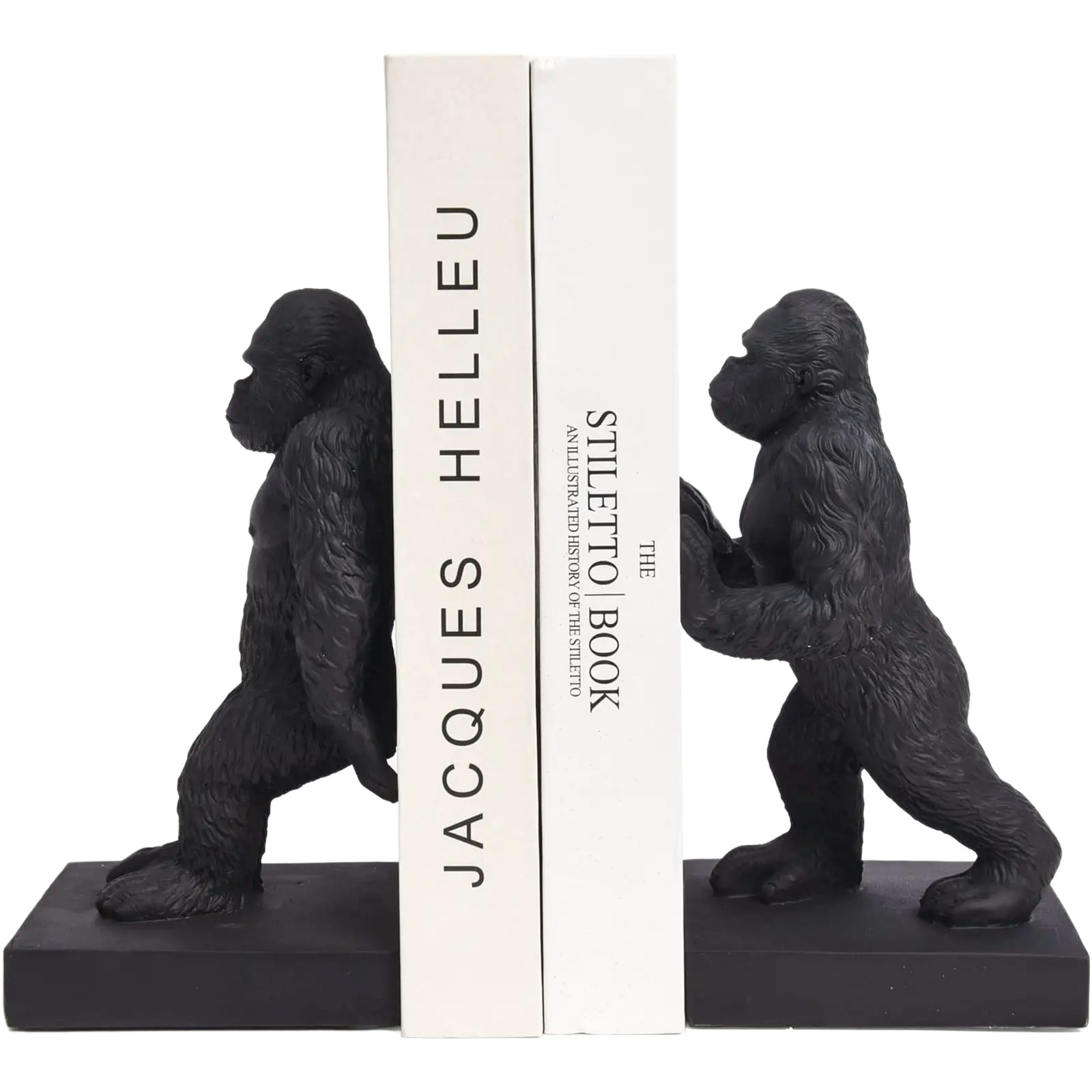 Maison Des Cadeaux Black Gorilla Bookends