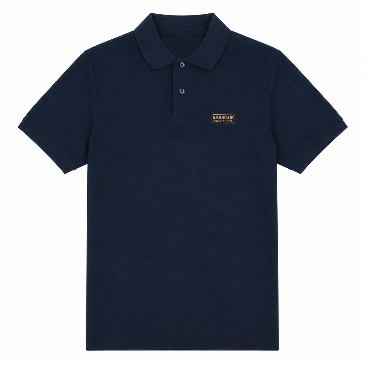 Barbour International Essential Polo Shirt Navy Blazer - Xl
