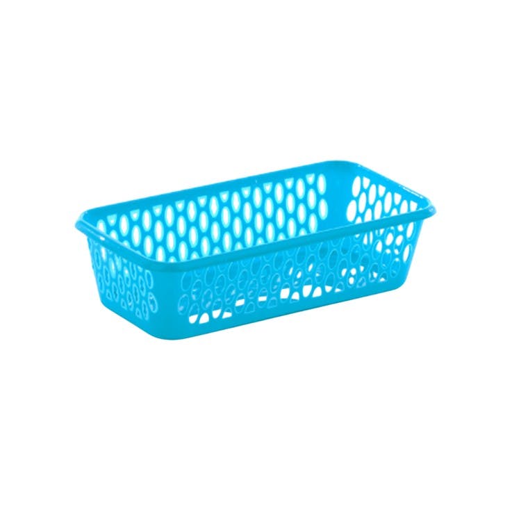 Rackhams Blue 20Cm Handy Basket 10 X 20 X 5Cm - One Colour - One Size - One Colour