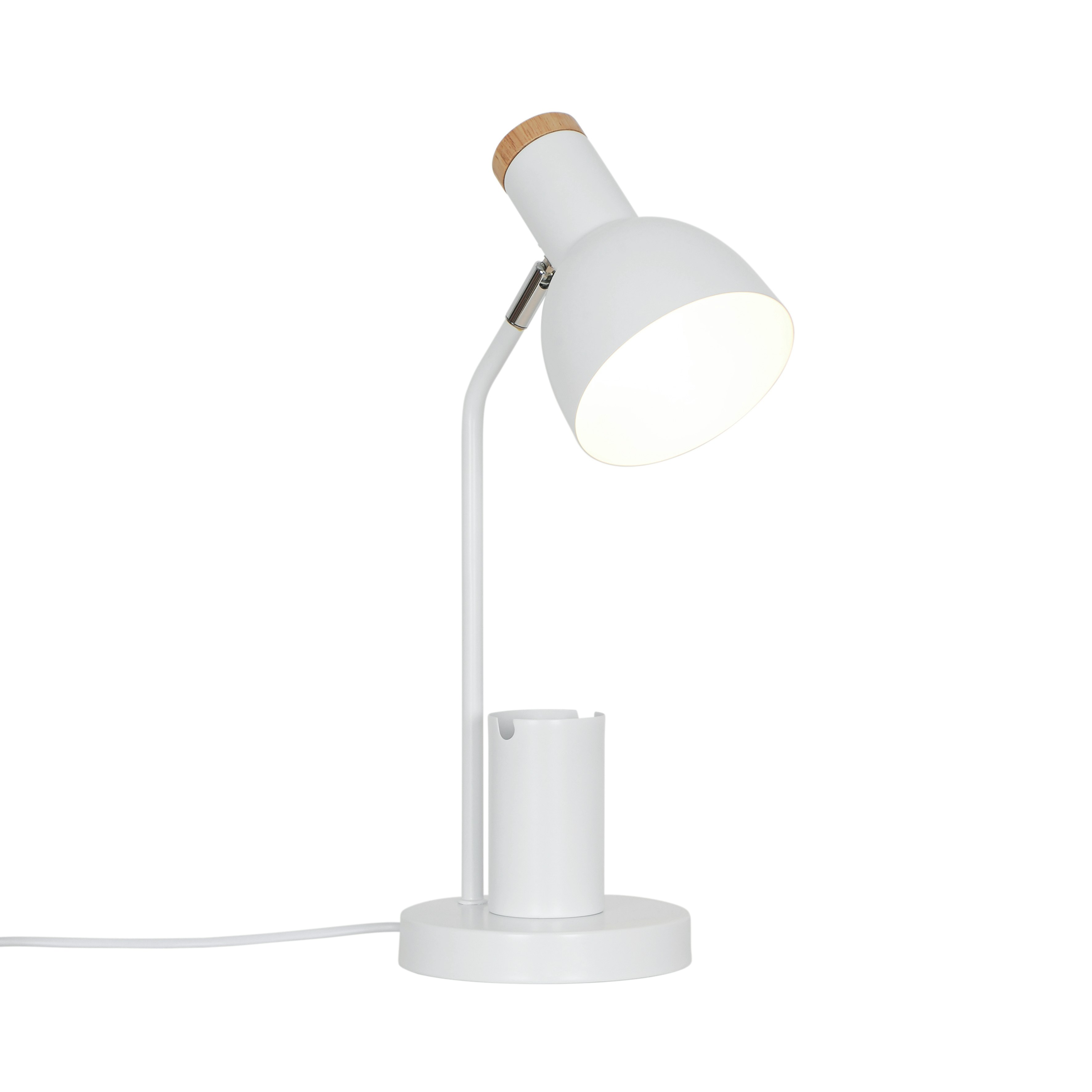 Rackhams White Devone | Table Lamp | - 1