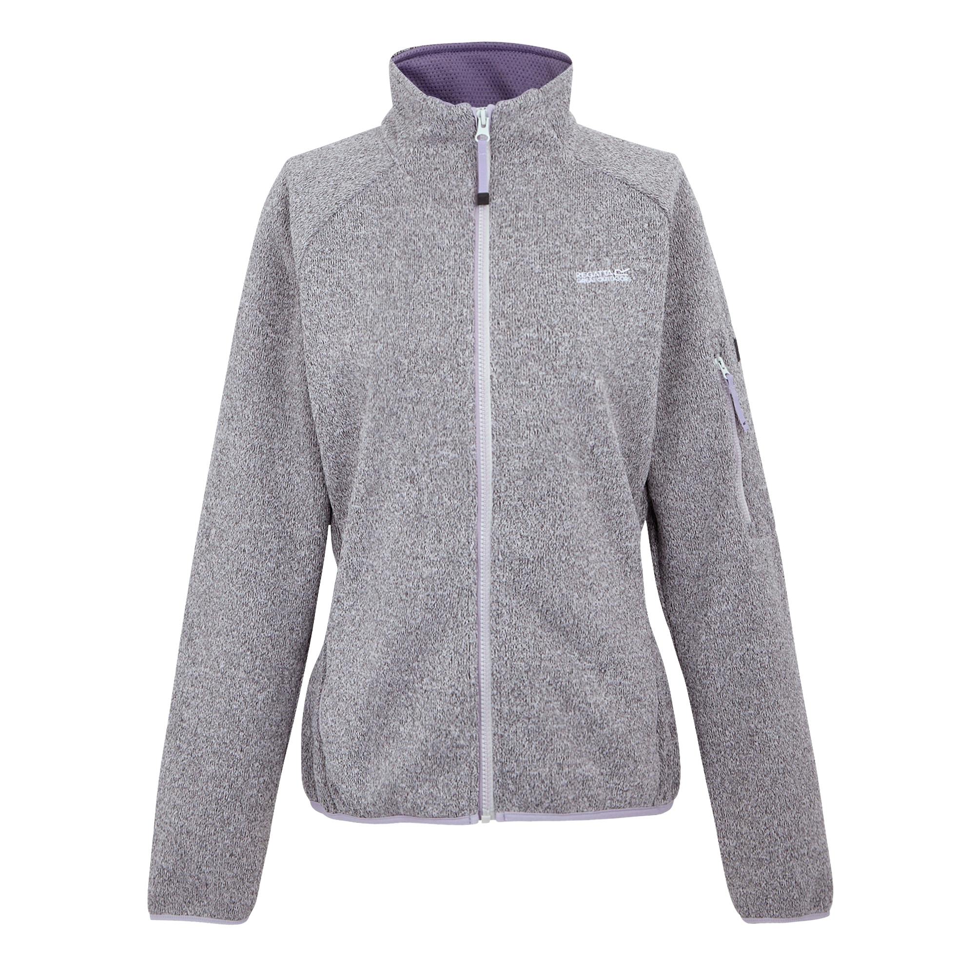 Regatta Women's Lilac/Wisteria Ravenhill Full Zip Fleece Top - Hint/ - 18 Uk - Hint/ - 100% Recycled Polyester