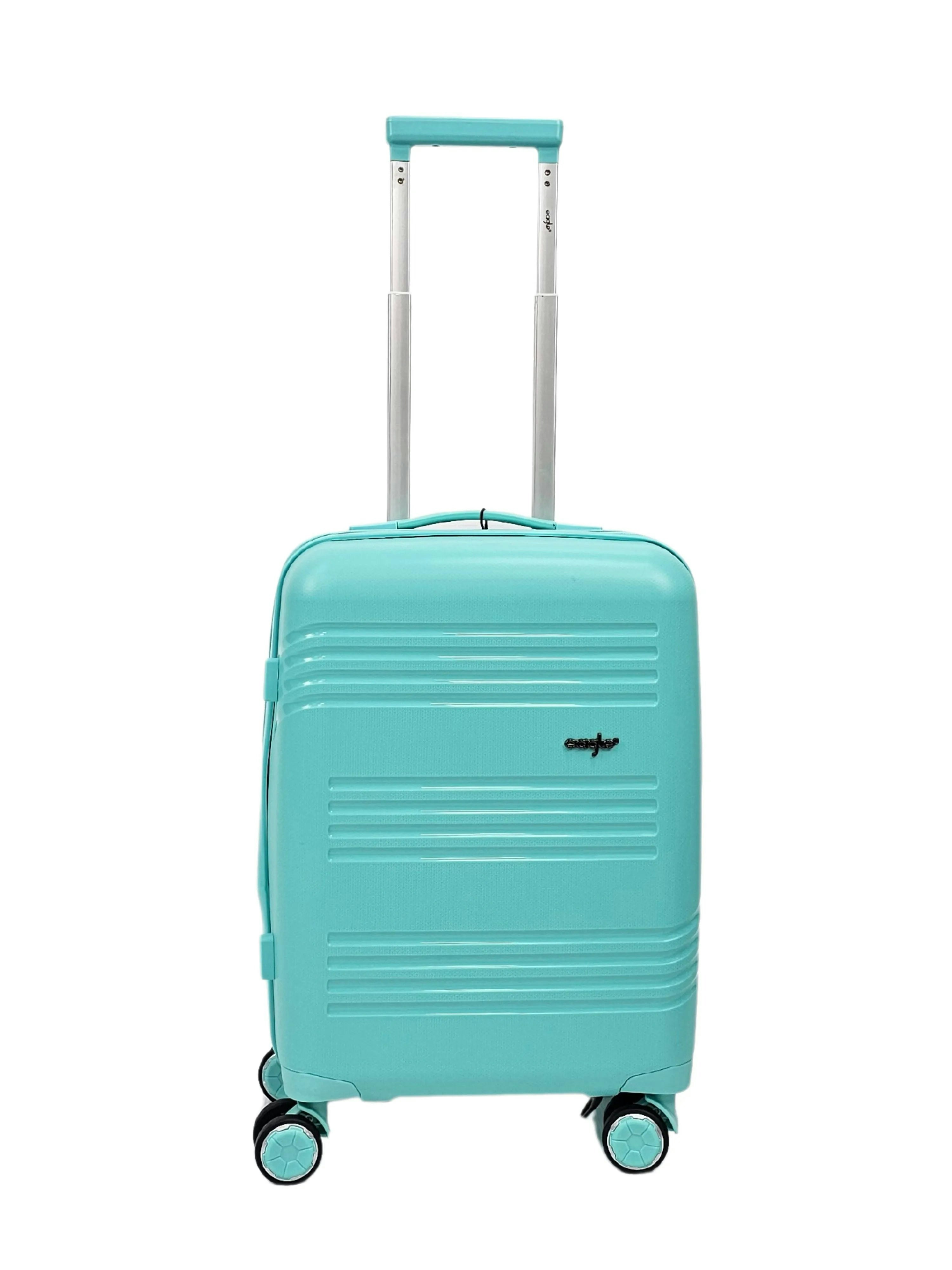 Truclothing Hard-Shell 4 Spinner Wheels Suitcase - Teal - Small