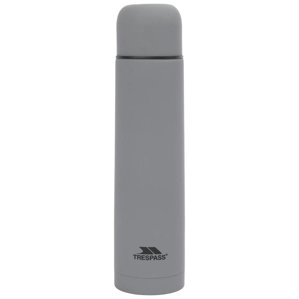 Trespass Grey Torre 100 1L Thermal Flask - One Size - 100% Mixed