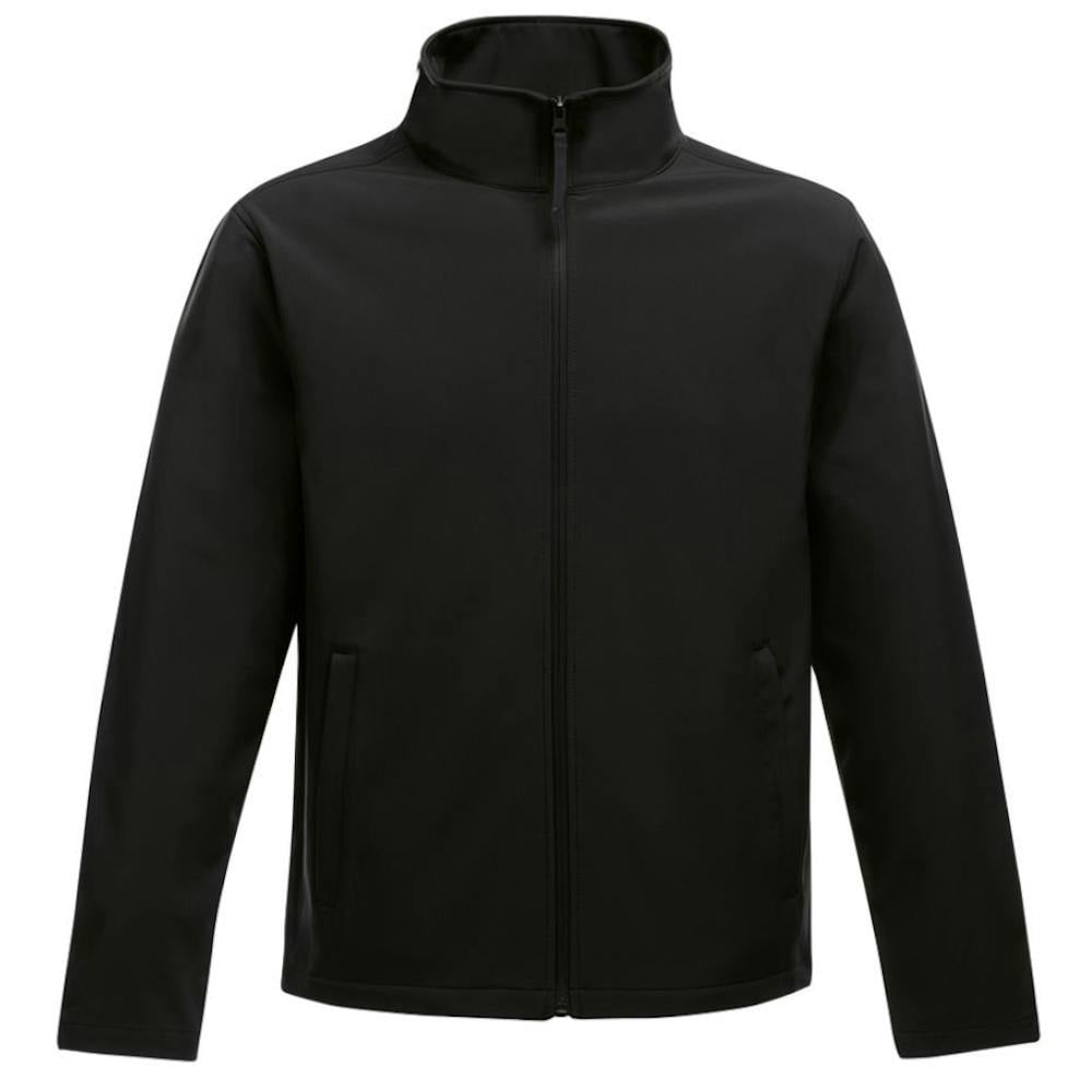 Regatta Men's Black Standout Ablaze Printable Soft Shell Jacket - / - Black/ - 2XL - 100% Softshell