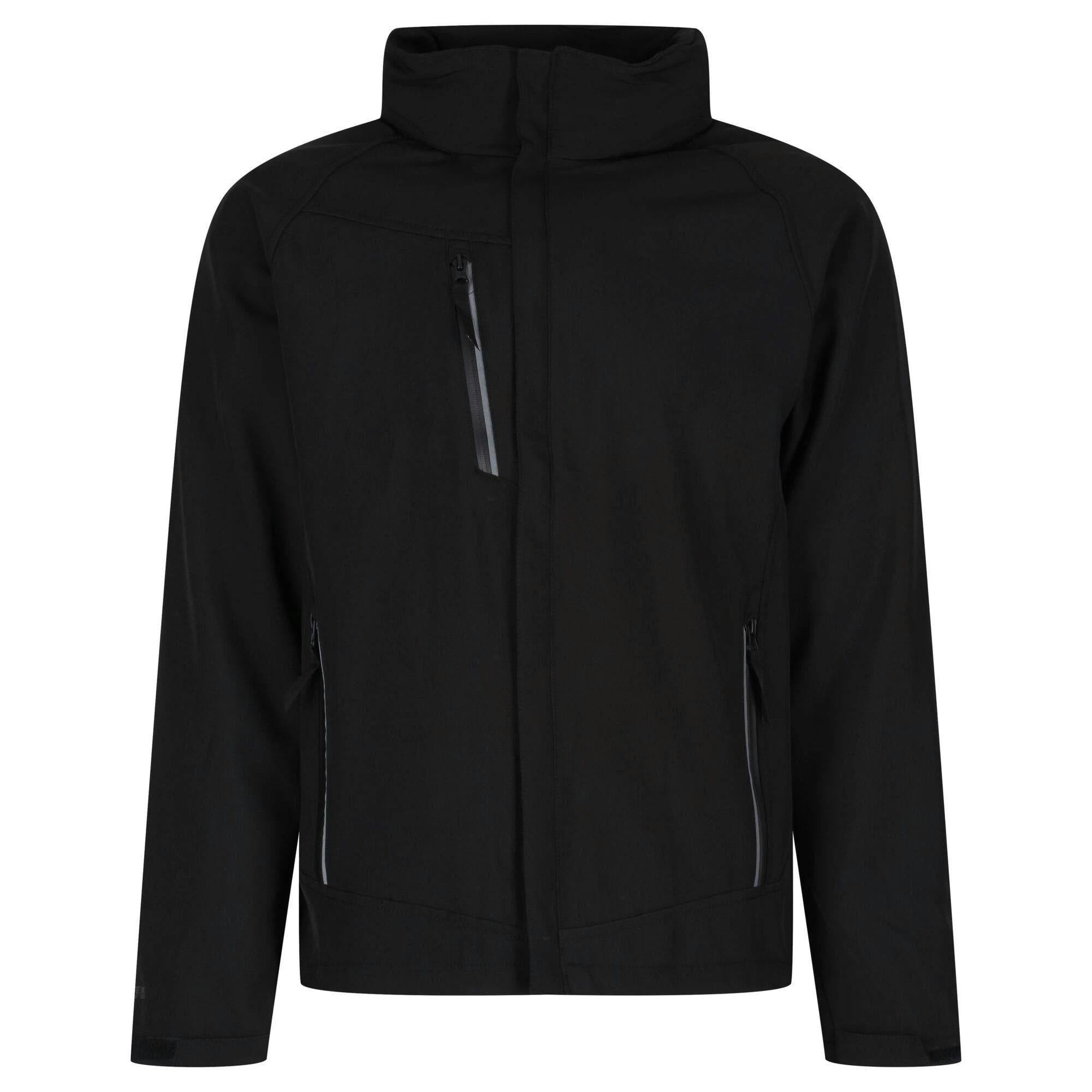 Regatta Men's Black Professional Soft Shell Jacket - Xl - 96% Polyester/4% Elastane