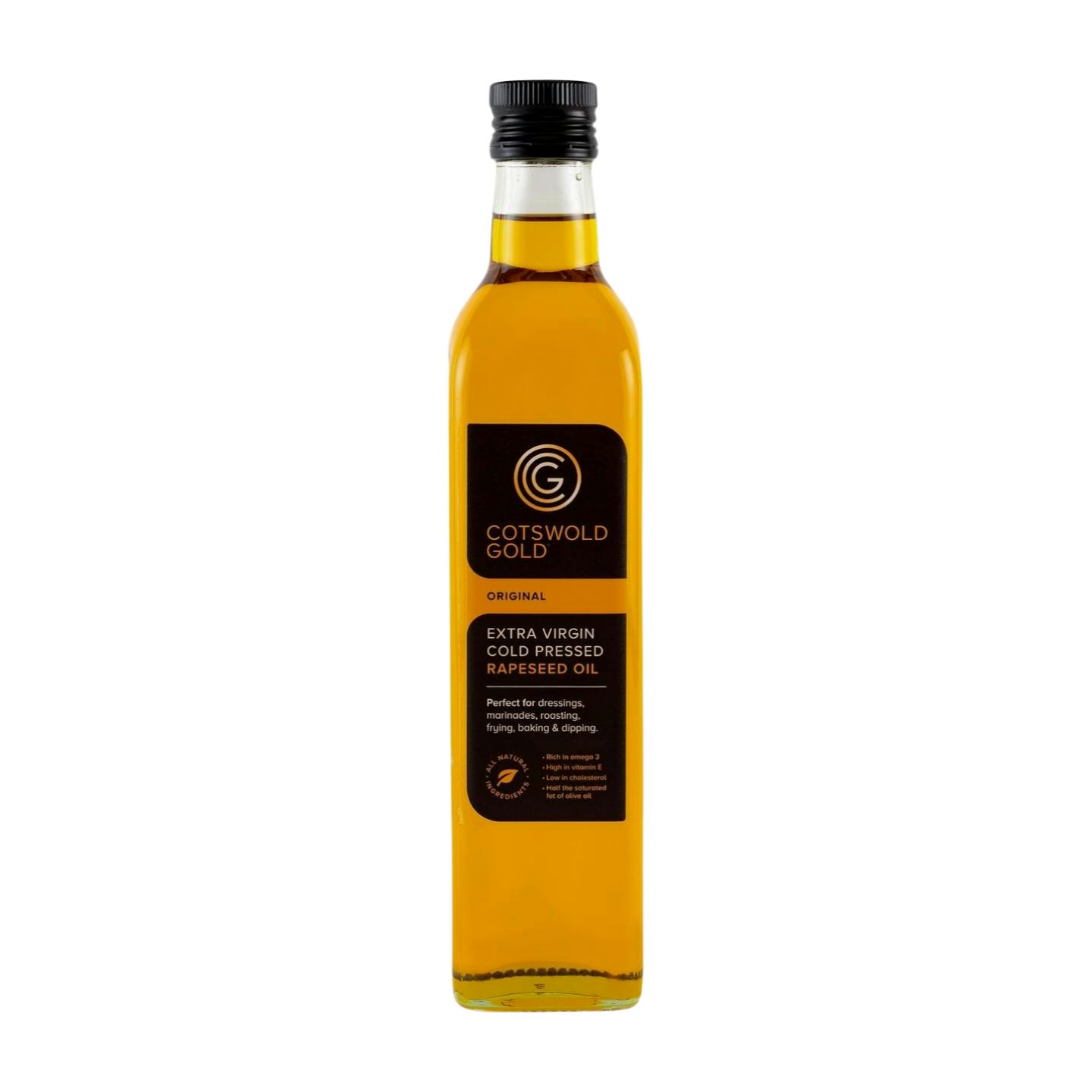 Cotswold Gold Gold Cotswold Extra Virgin Cold Pressed Rapeseed Oil (500Ml)