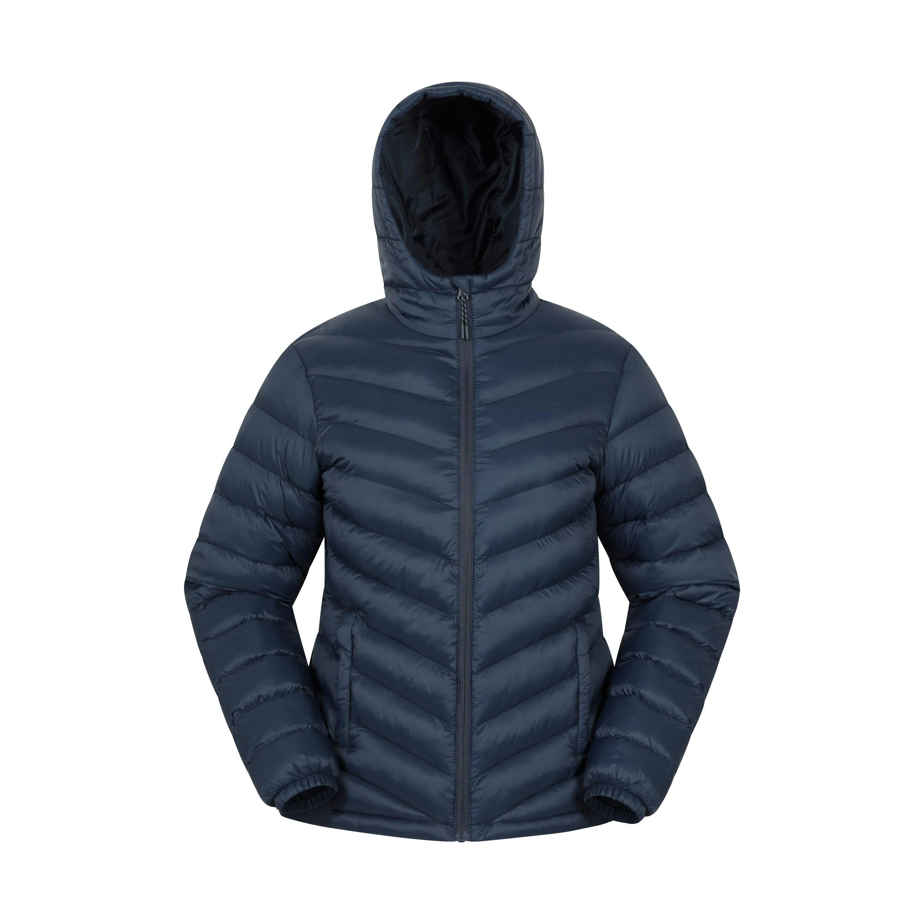 Mountain Warehouse Women's Seasons Padded Jacket - Navy - 22 Uk - Navy - 100% Polyamide