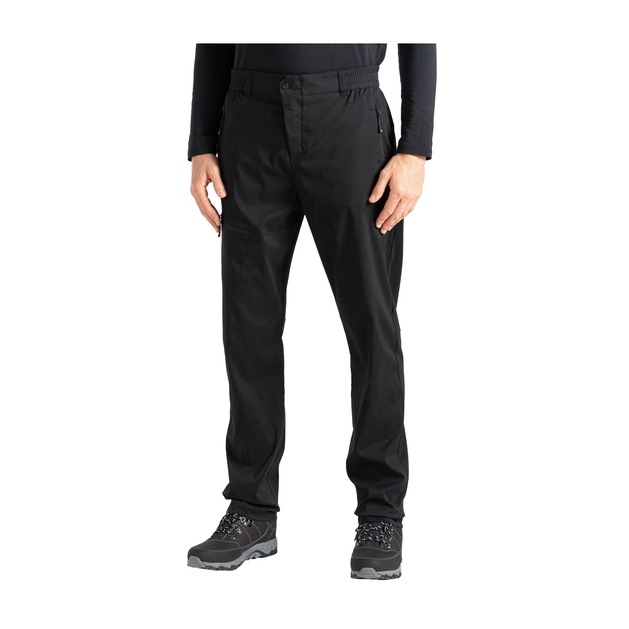 Dare 2B Men's Black Torrek Lite Walking Trousers - 38R - 88% Recycled Polyamide/12% Elastane