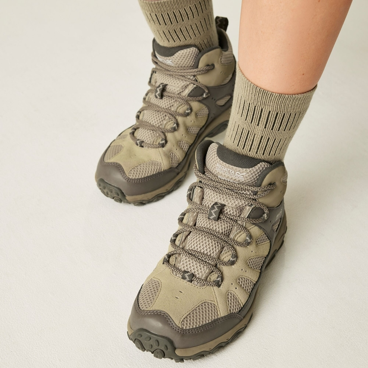 Regatta Women's Edgepoint Iv Mid Cut Walking Boots - Soft Taupe/Treetop
