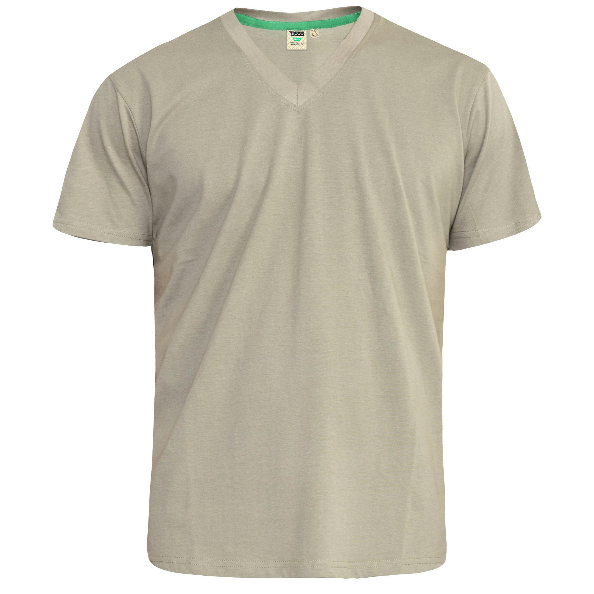 Duke Men's D555 Signature Kingsize T-Shirt - Khaki - Khaki - 7XL - 100% Combed Cotton