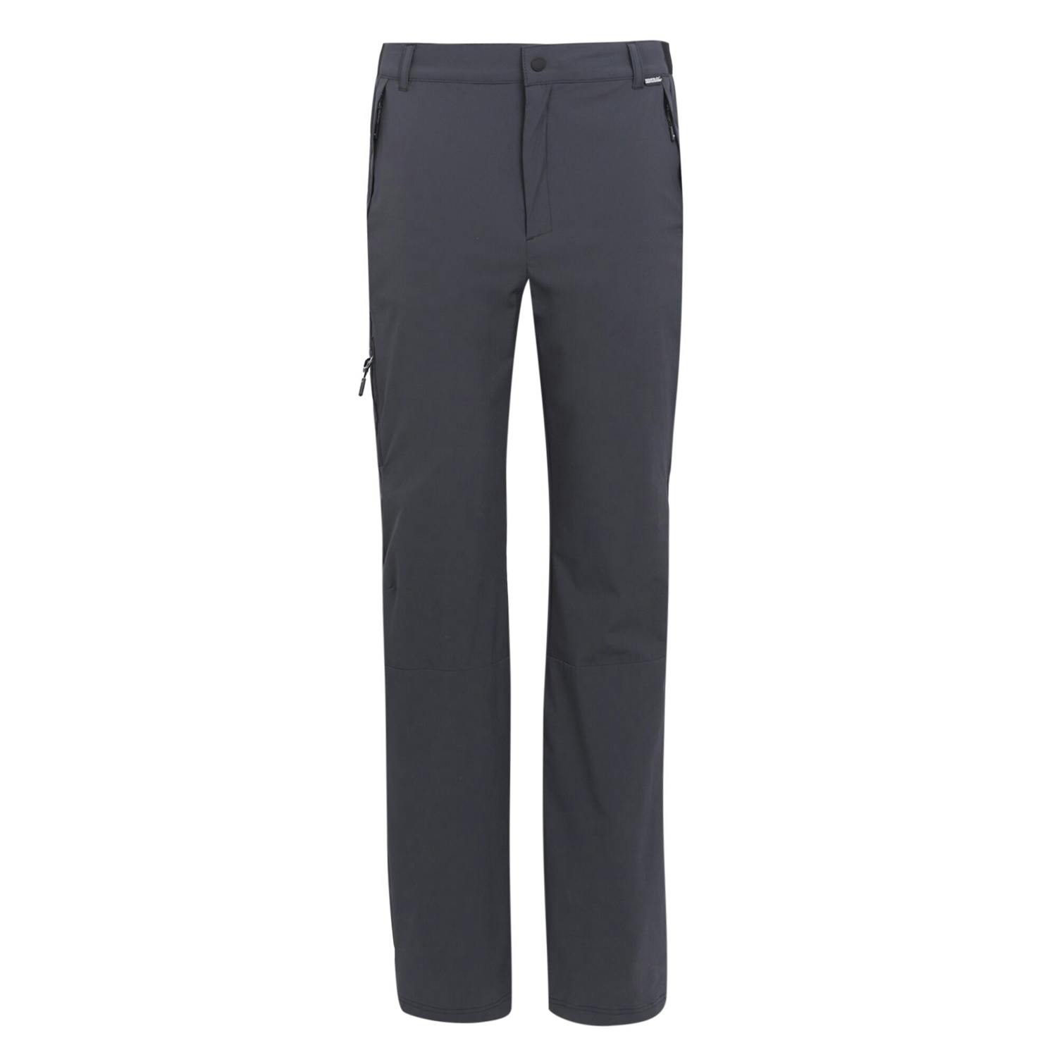Regatta Men's Light Travel Packaway Trousers - Ash - 40R - Ash - 86% Polyamide/14% Elastane