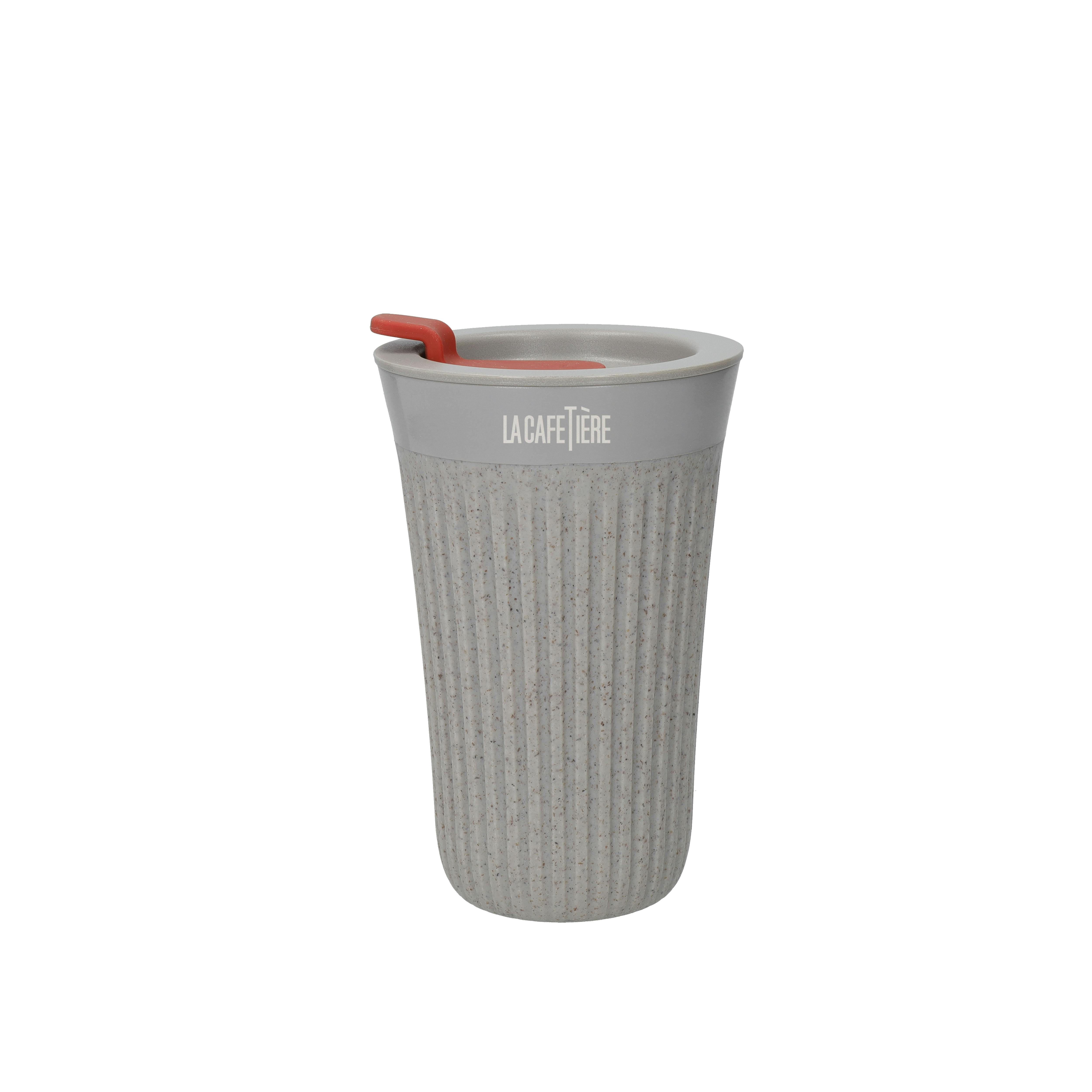 La Cafetiere Unisex Grey The Beanie Reusable Coffee Cup, 340Ml In - Image 2
