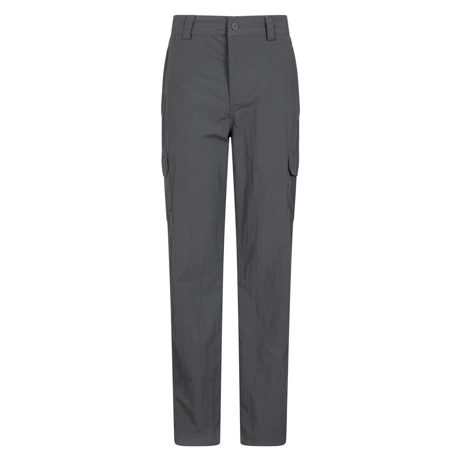 Mountain Warehouse Men's Grey Explore Trousers - 38R - 80% Polyester/20% Nylon