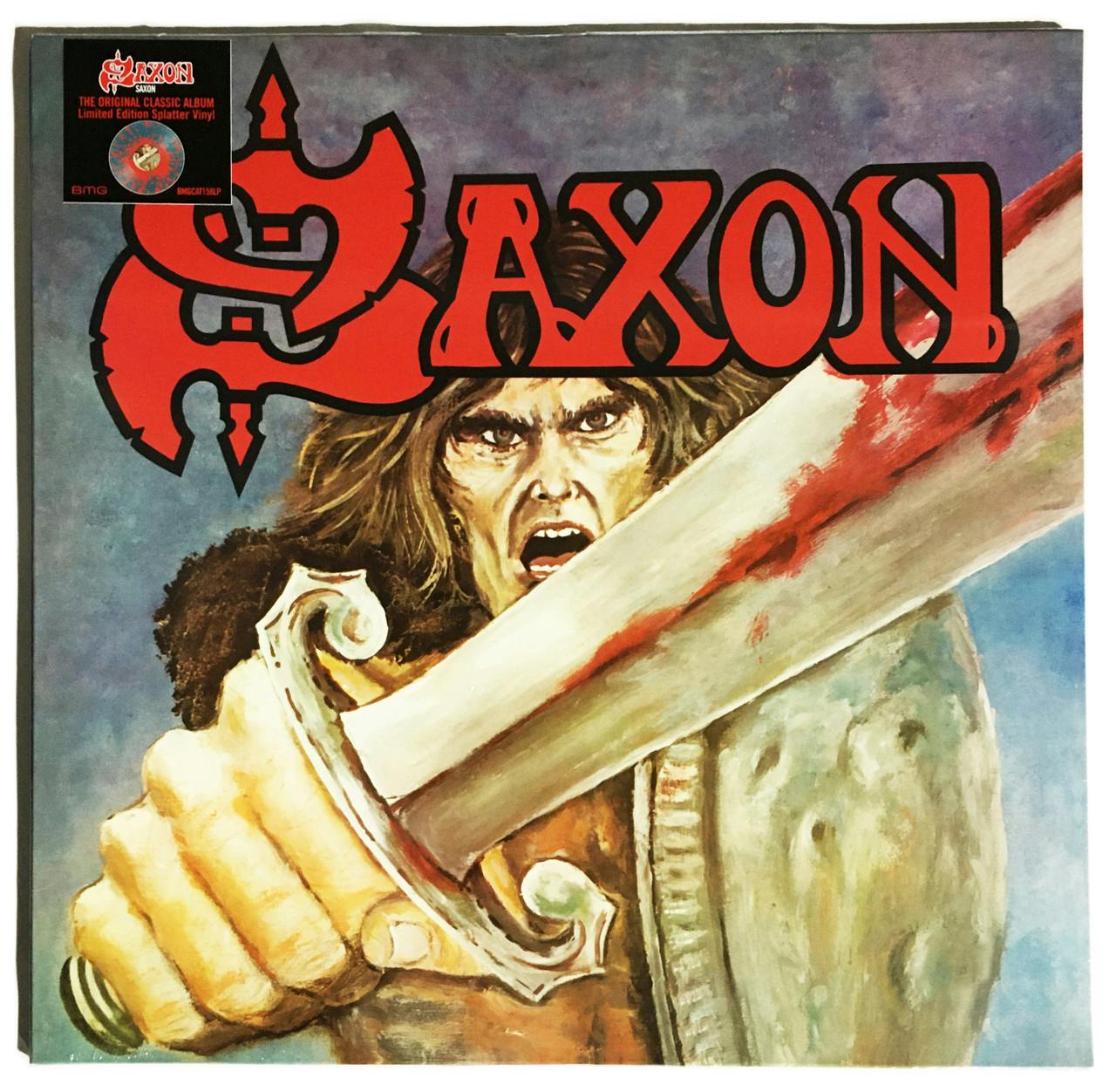 Eyesore Merch Saxon 'Saxon' Limited Edition Splatter Lp Vinyl