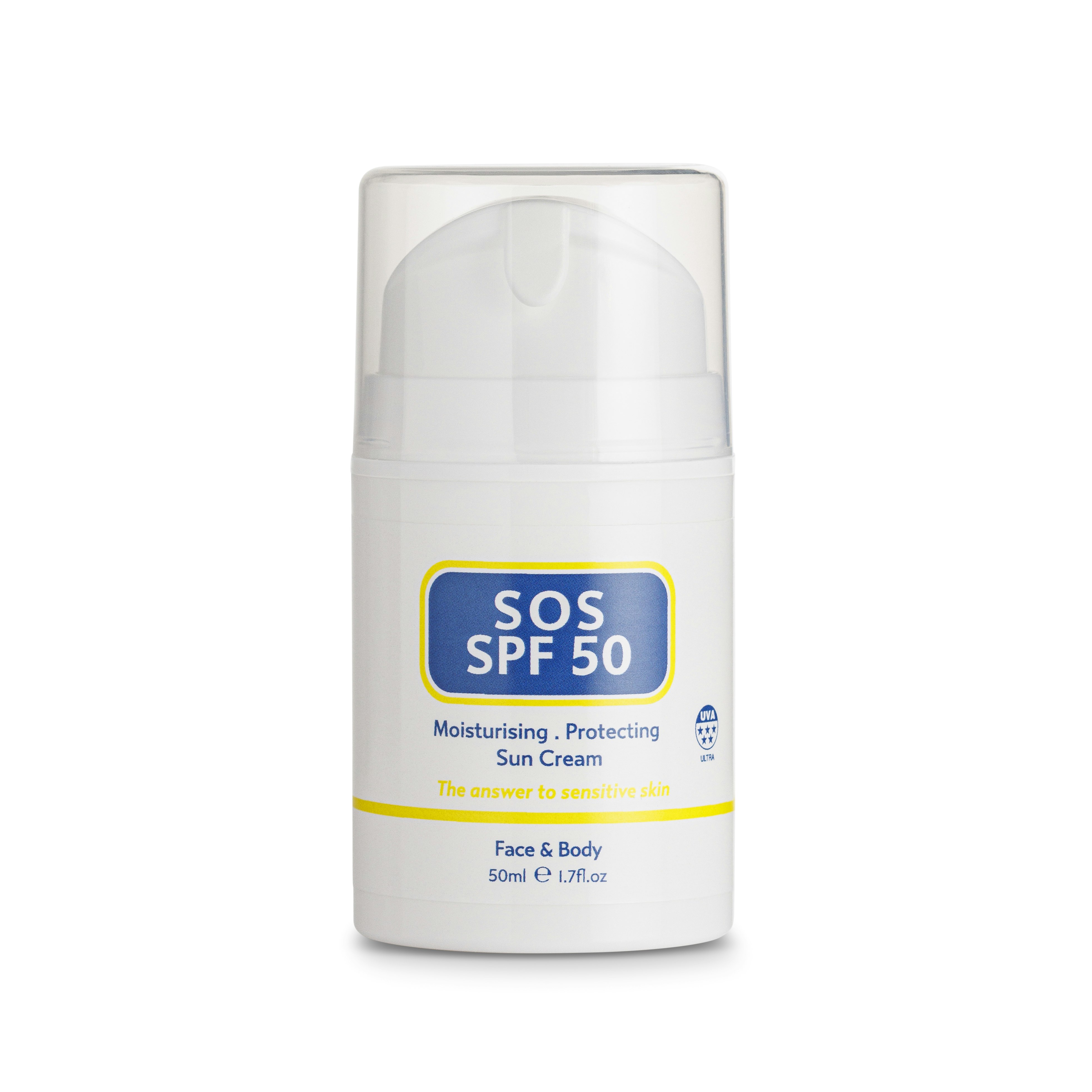 Sos Serum Skincare Cream Sos Spf 50 Sun - 50Ml