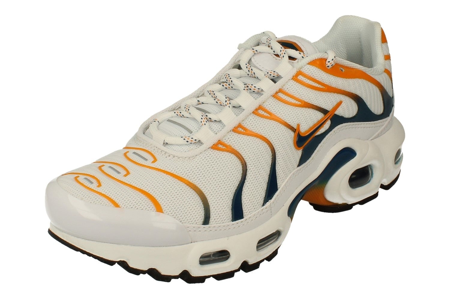 Nike White/Black Air Max Plus Gs Dv7083 100 - Uk 4 | Us 4.5Y | Eu 36.5